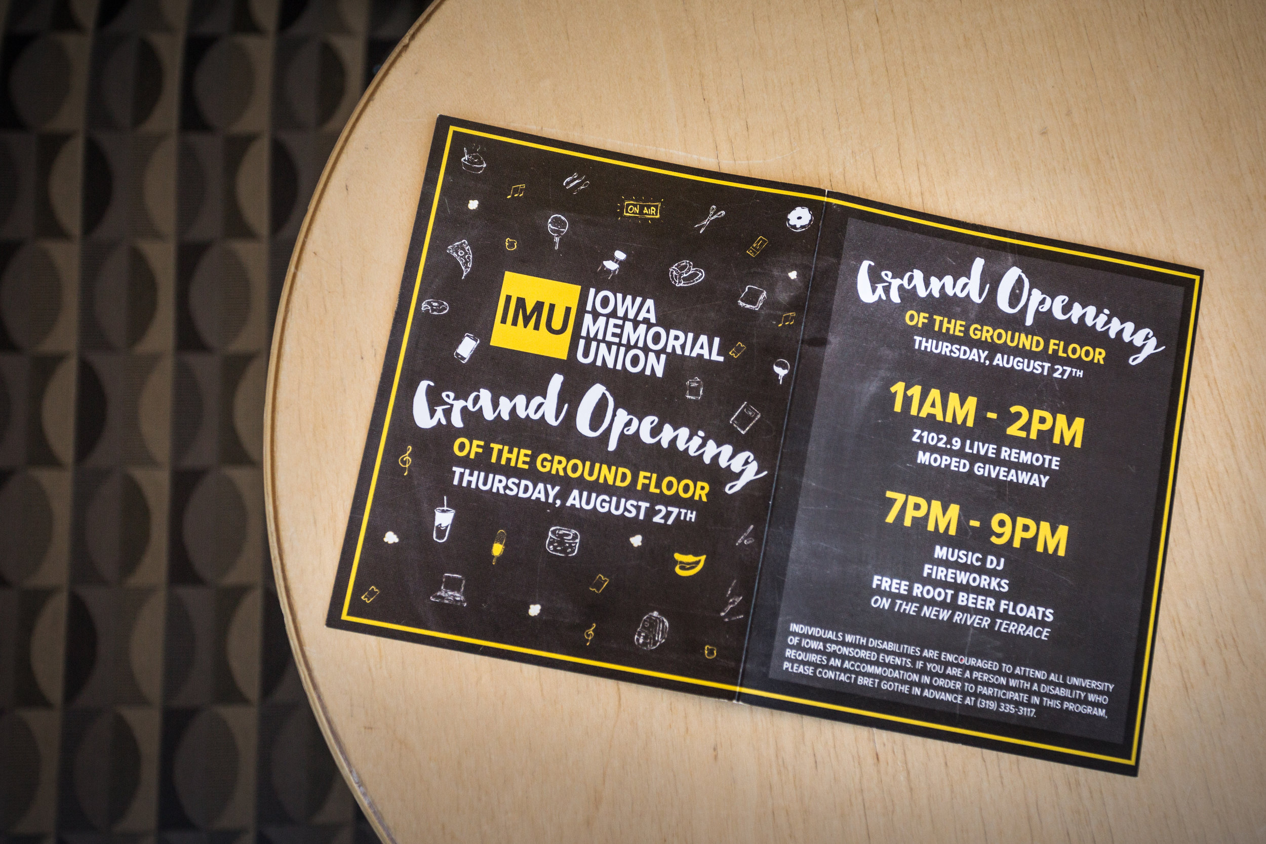 IMU Ground Floor Grand Opening Pop-Ups