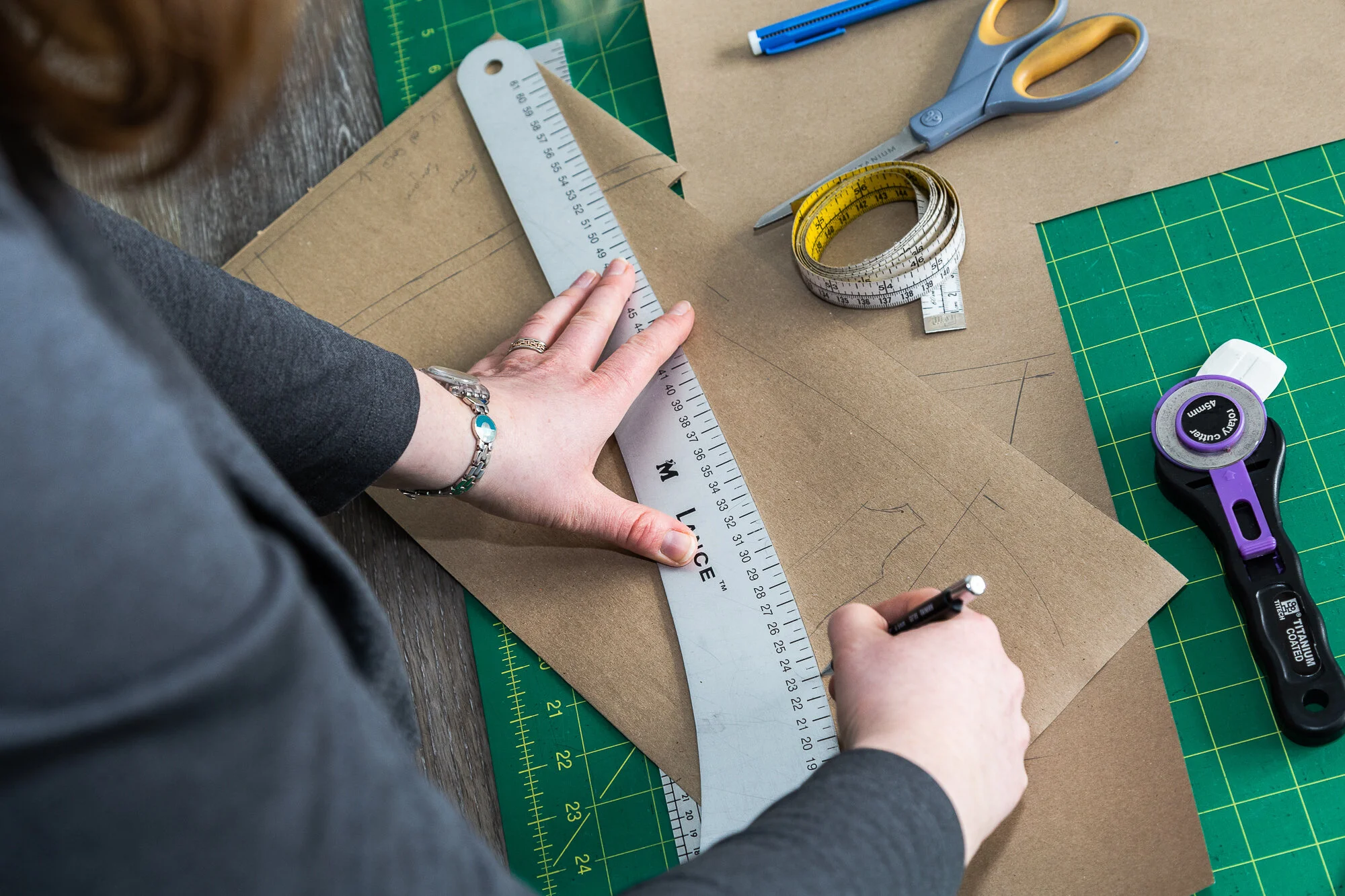 PHOTOGRAPHY | MEGAN BAIN CUSTOM SOFT & HARD GOODS DESIGN - DIGITAL MARKETING CONTENT Megan Bain’s Custom Tailoring & Hardgoods Design needed content for a new website and marketing collateral (Business Card Design). This story documents a gifted tailor within her East Vancouver studio space, hanging with Pepper the dog, and highlighting some of the pieces she’s created recently.