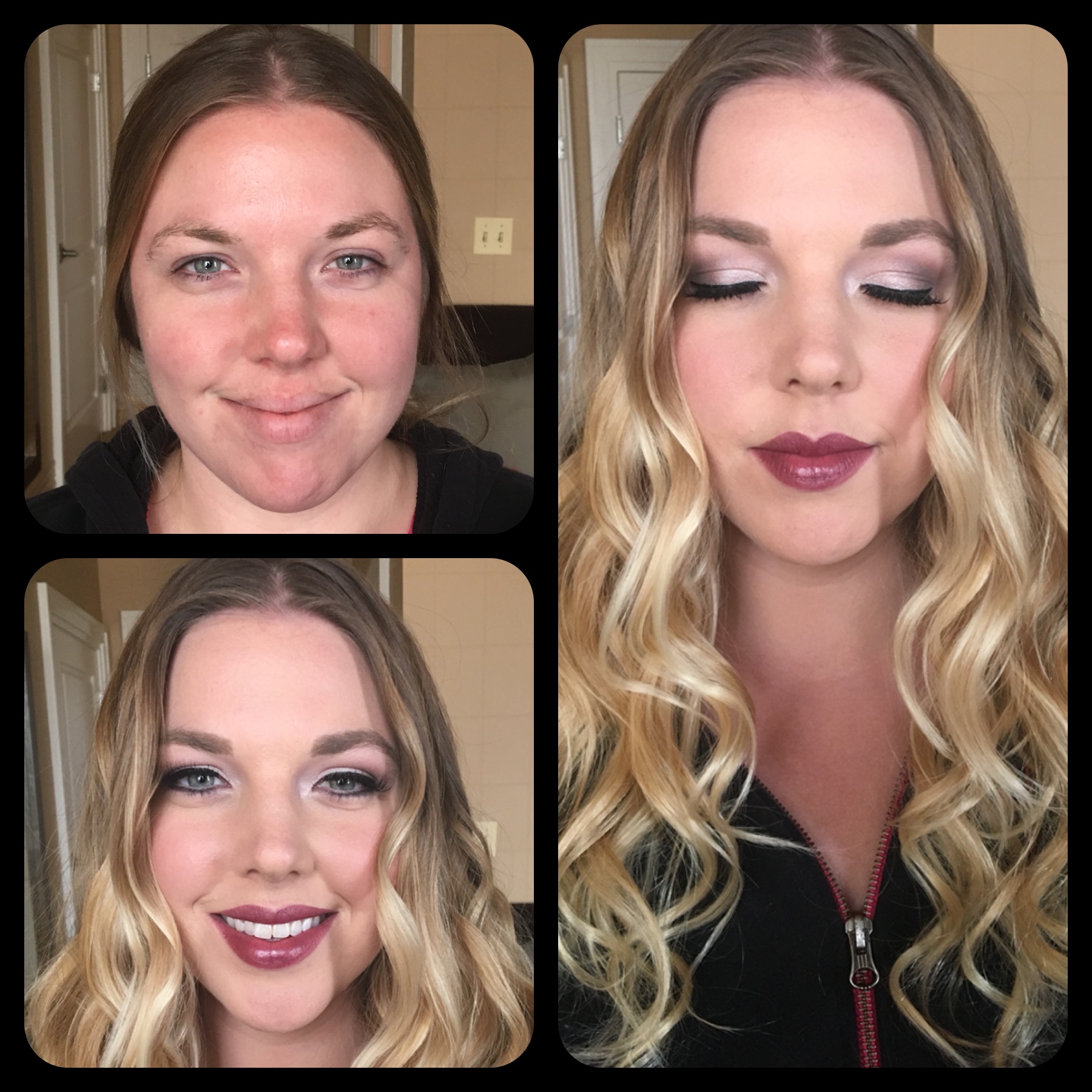 Before & — In Your Face Makeup Art