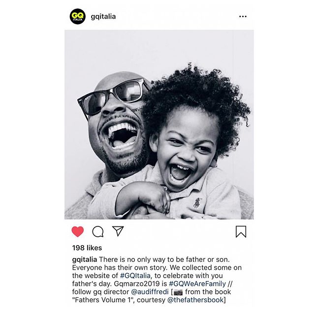 🇮🇹 @GQItalia.  Thank you to @audiffredi EIC of GQ Italia for your vision. | #thefathersbook #fathers #fortheculture #GQWeAreFamily | To purchase FATHERS, use the code FATHERS2019 for 20% off.