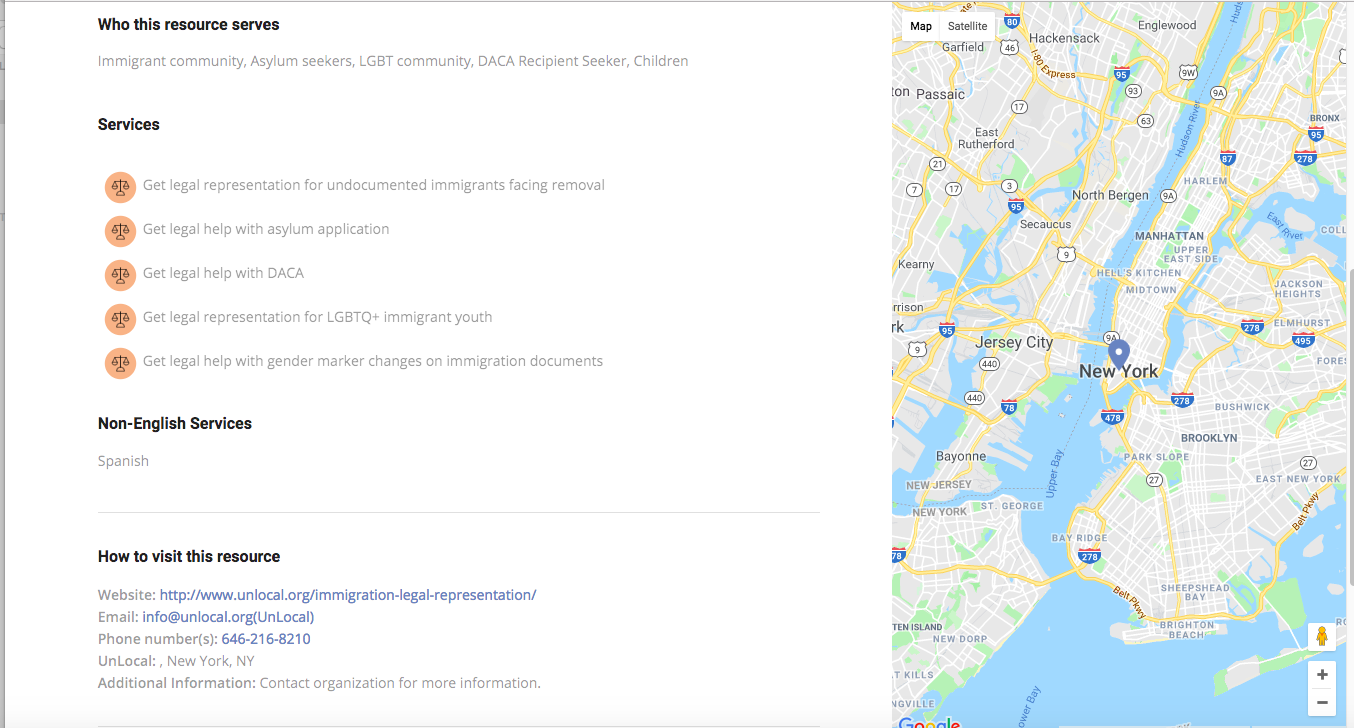 UnLocal's catalog profile .