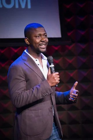 Edafe Okporo, Director of RDJ Refugee Shelter and a LGBTQ asylee.