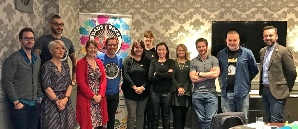 L to R. Tom Oliver, Susan McGhee, James McCulloch (Project Worker), Lisa Holder (Fundraising Manager), Thomas Lynch (Service Manager), Roslyn Neely, Gillian Anderson, Natalie Kerr, Liann Weir, Gavin Wilson, Mark Phillips and David Gray. Trustees not present: Barry Wright, Gordon MacDonald and Matthew Smith.