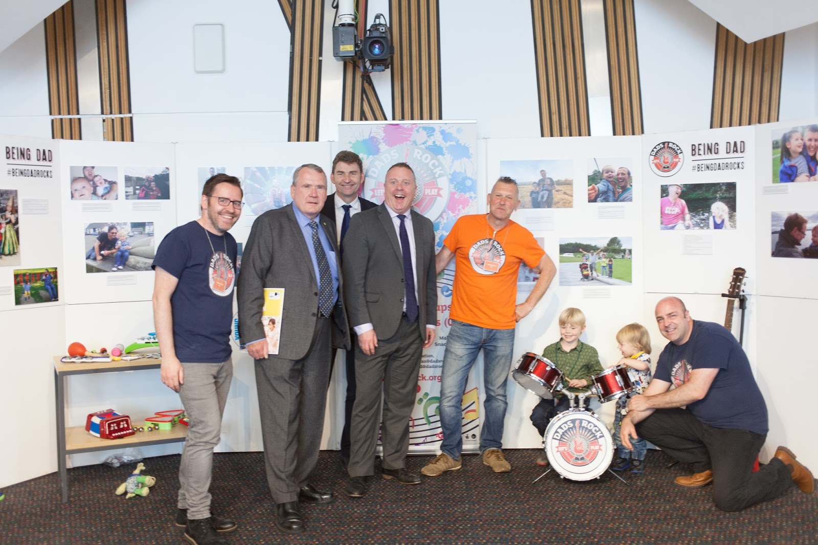 The sponsor of our event was MSP Gordon Macdonald, he came to pose for a few photos.