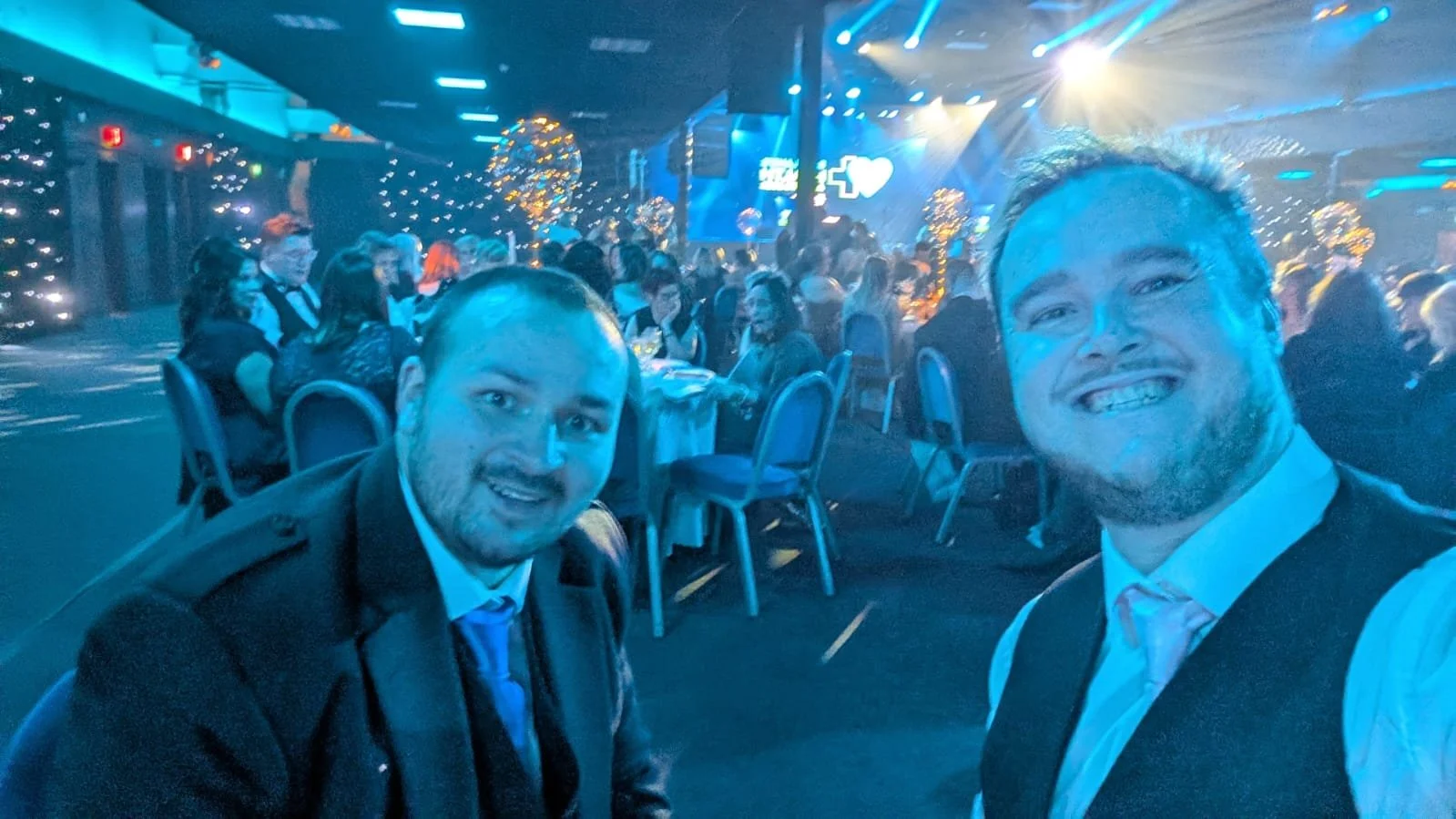 Ryan with his nominator for Scotland's Health Awards