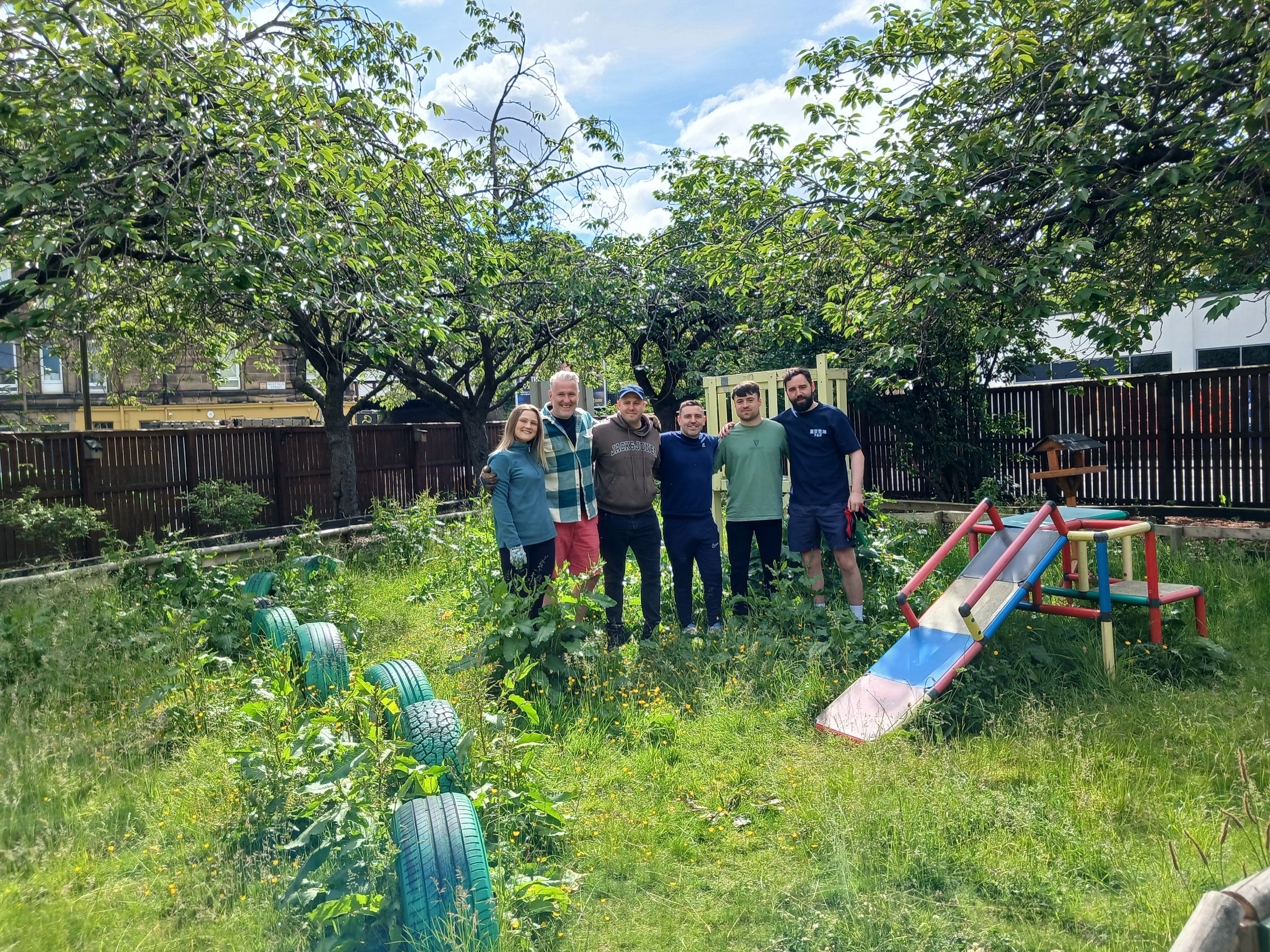 Hays Recruitment facing the jungle at Gorgie