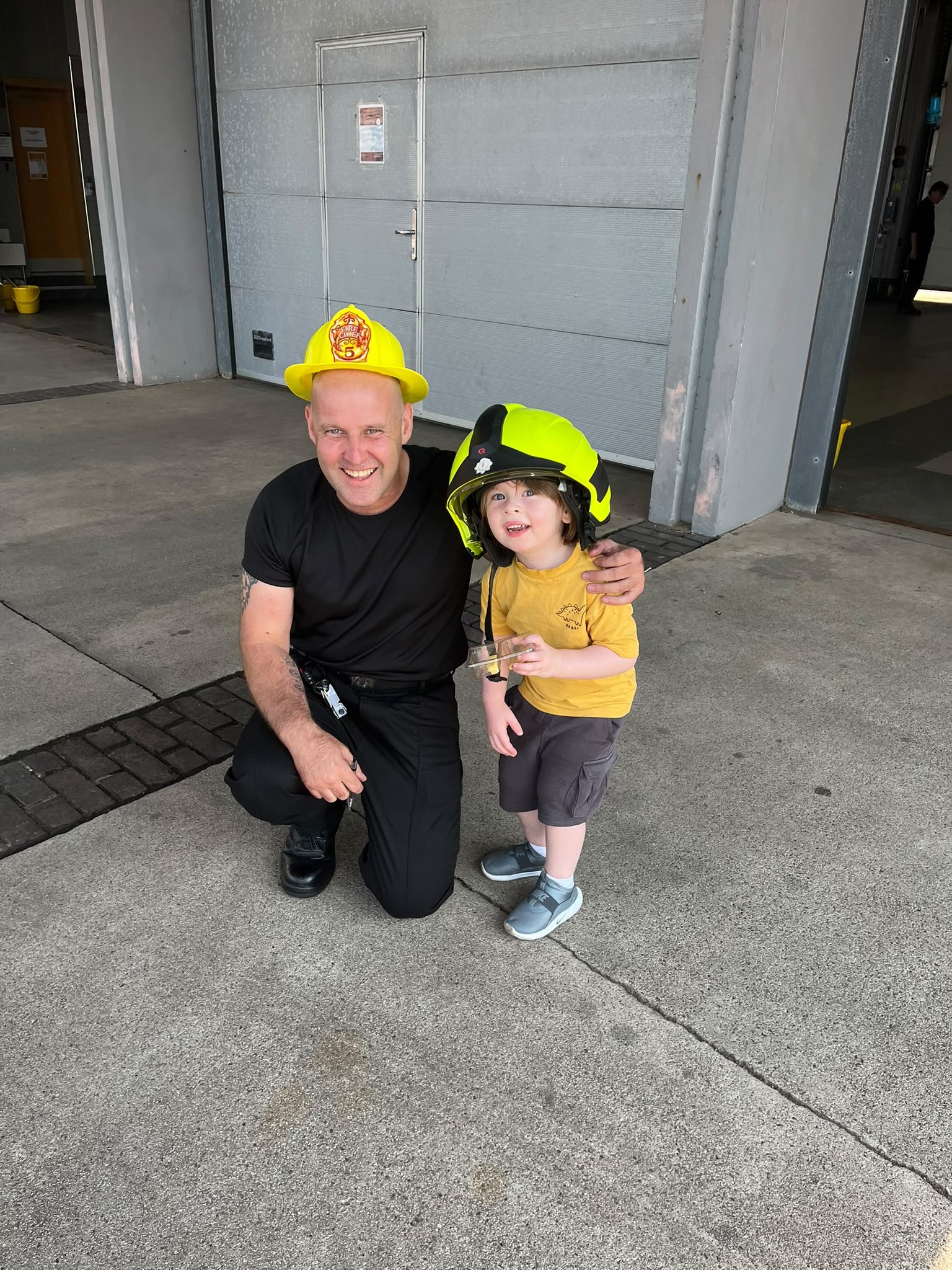 Kilmarnock fire station visit