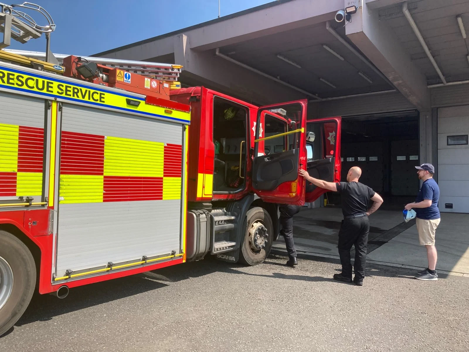 Kilwinning Fire Station visit