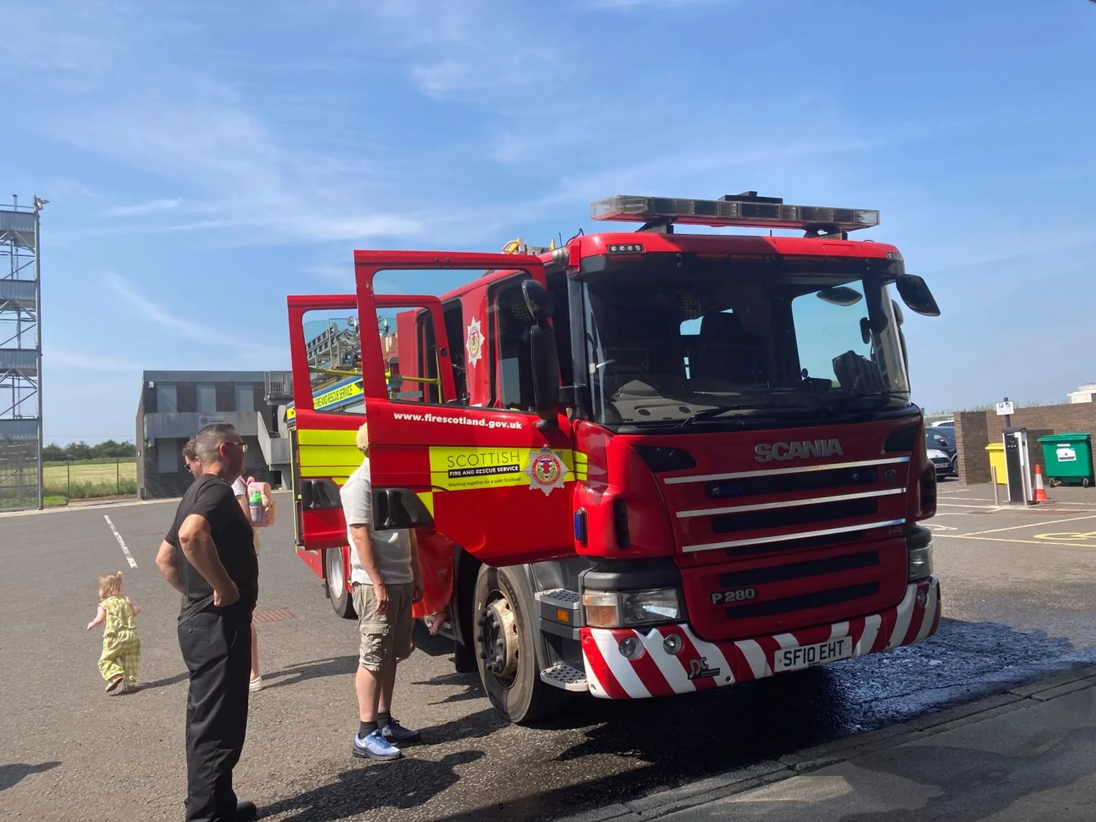 Kilwinning Fire Station visit
