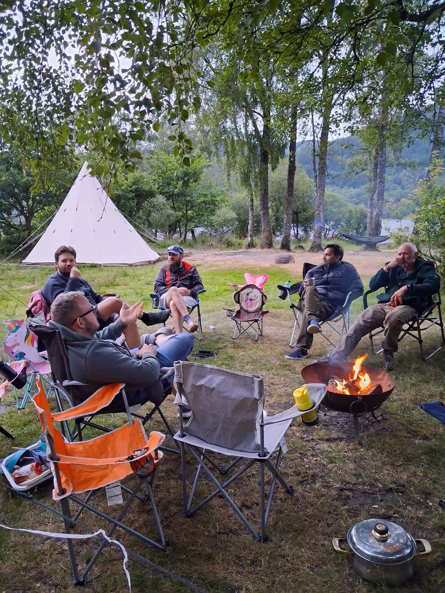 Loch Achray Camping weekend