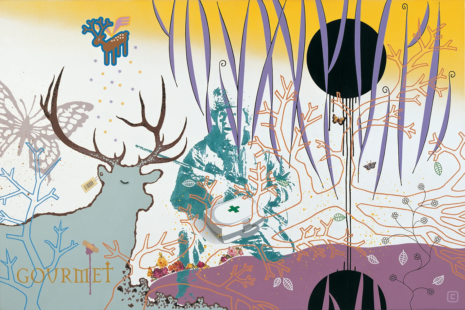The forrest lake and the bloody deer.jpg