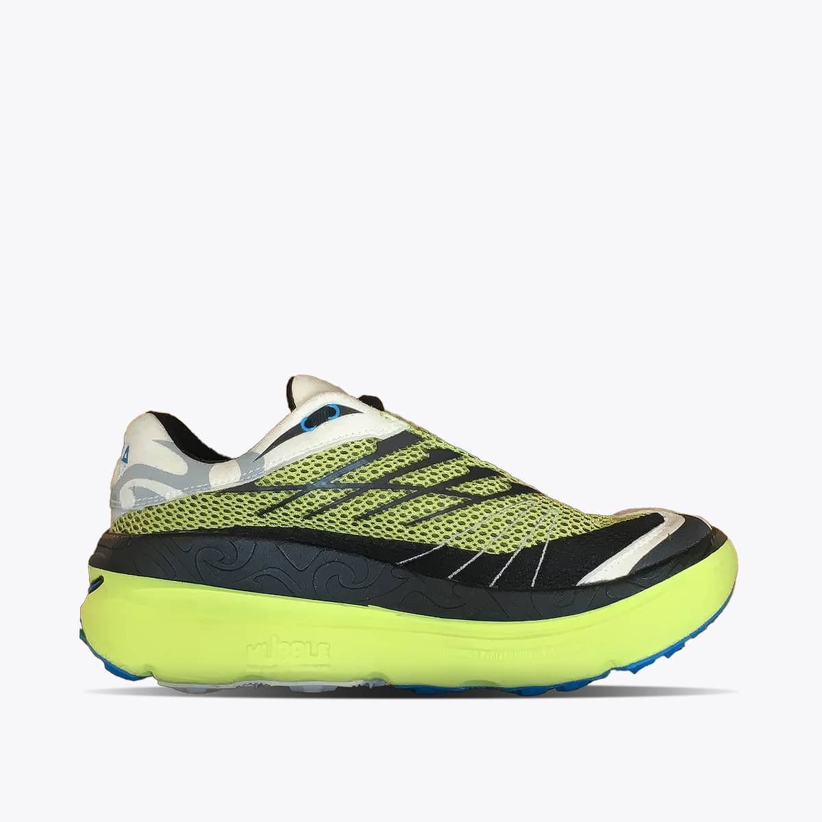 HOKA Mafate trail running shoe, an iconic model in the history of HOKA trail running.