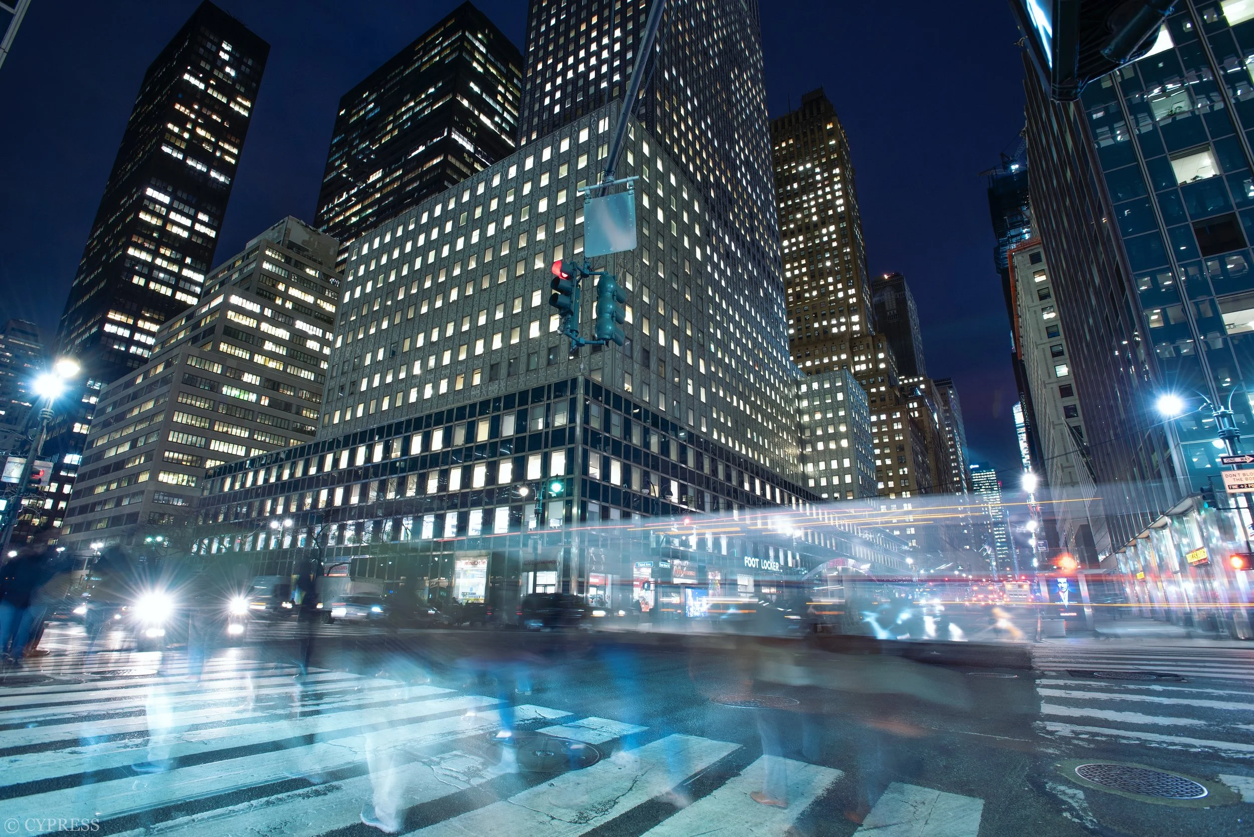 The streets of New York