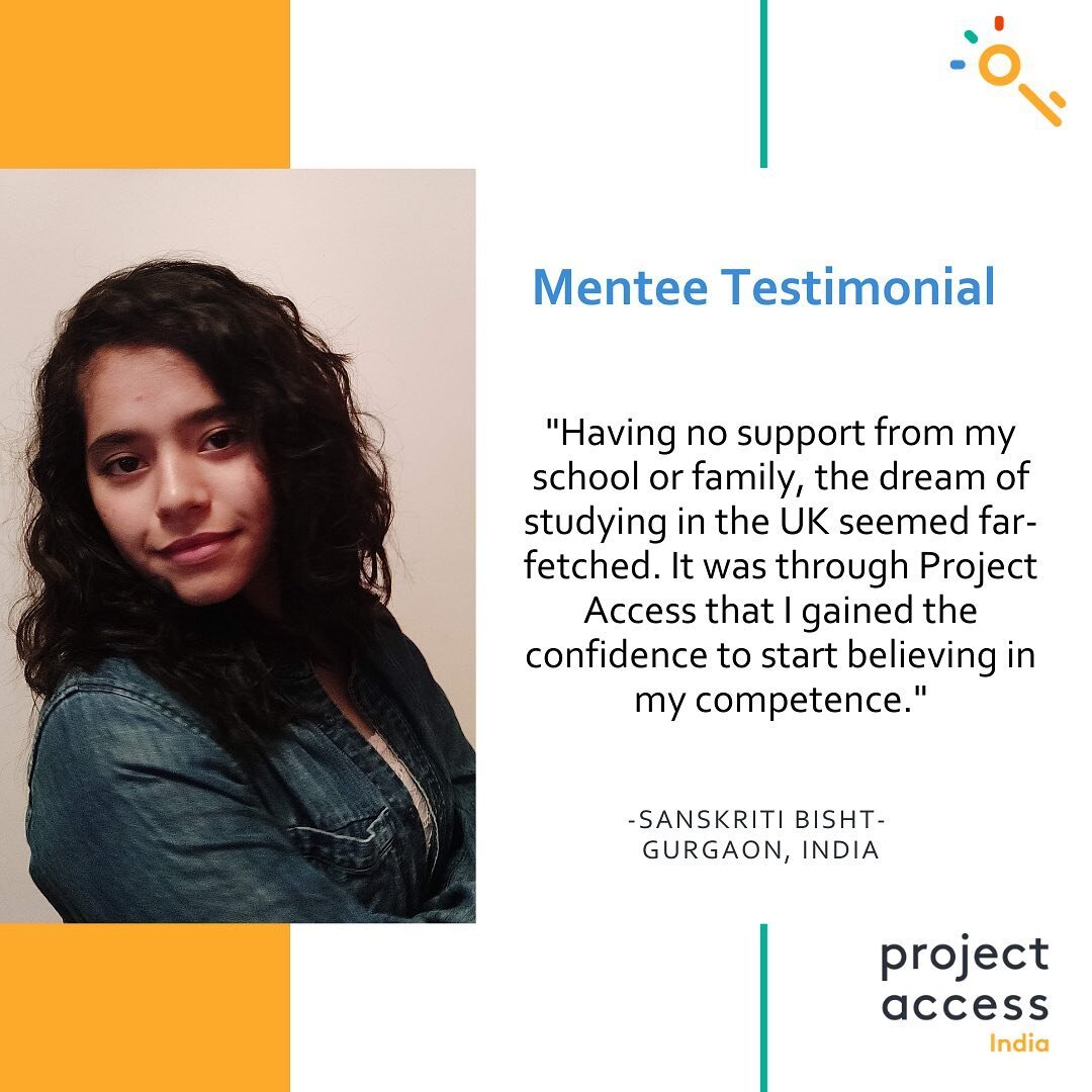 Happy Women&rsquo;s Day from the Project Access India Team! Here we have our first Mentee testimonial from Sanskriti Bisht. She is from Gurugram, Delhi NCR and a current high school senior&nbsp;at Amity International School Sector-43, Gurugram. She a