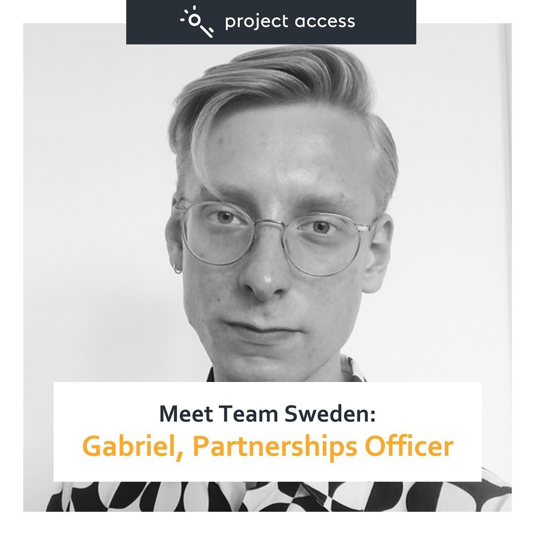 Under de kommande veckorna kommer ni f&aring; l&auml;ra k&auml;nna oss som ligger bakom Project Access Sverige lite b&auml;ttre! 🇸🇪

F&ouml;rst ut har vi Gabriel, v&aring;r Partnerships Officer, som kommunicerar med organisationerna som m&ouml;jlig