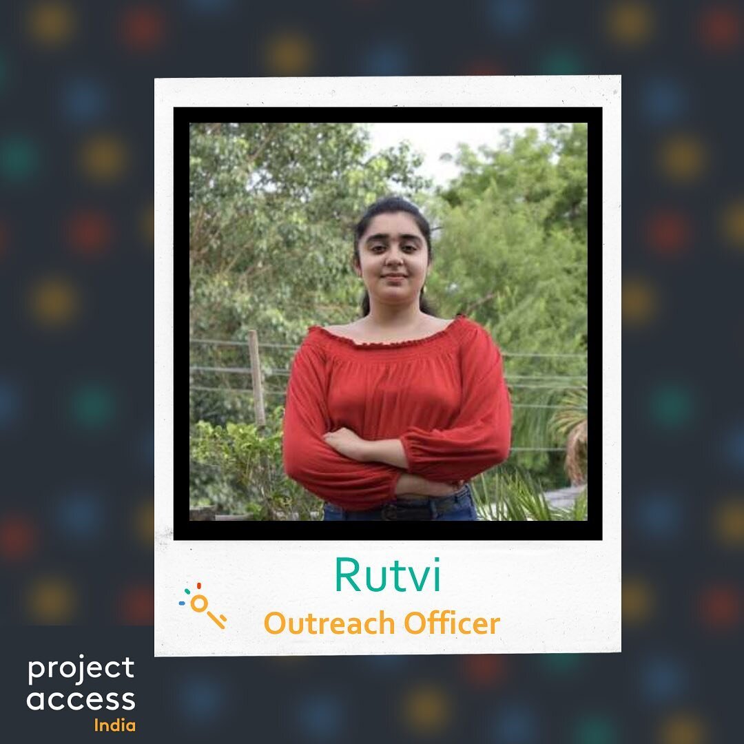 We present our newest member to the team. Our new Outreach Officer- Rutvi. Rutvi studies B.Tech in Chemical Engineering with a Minor in Management at IIT Bombay. 

Feel free to reach out to us with any questions you may have on how to join Project Ac