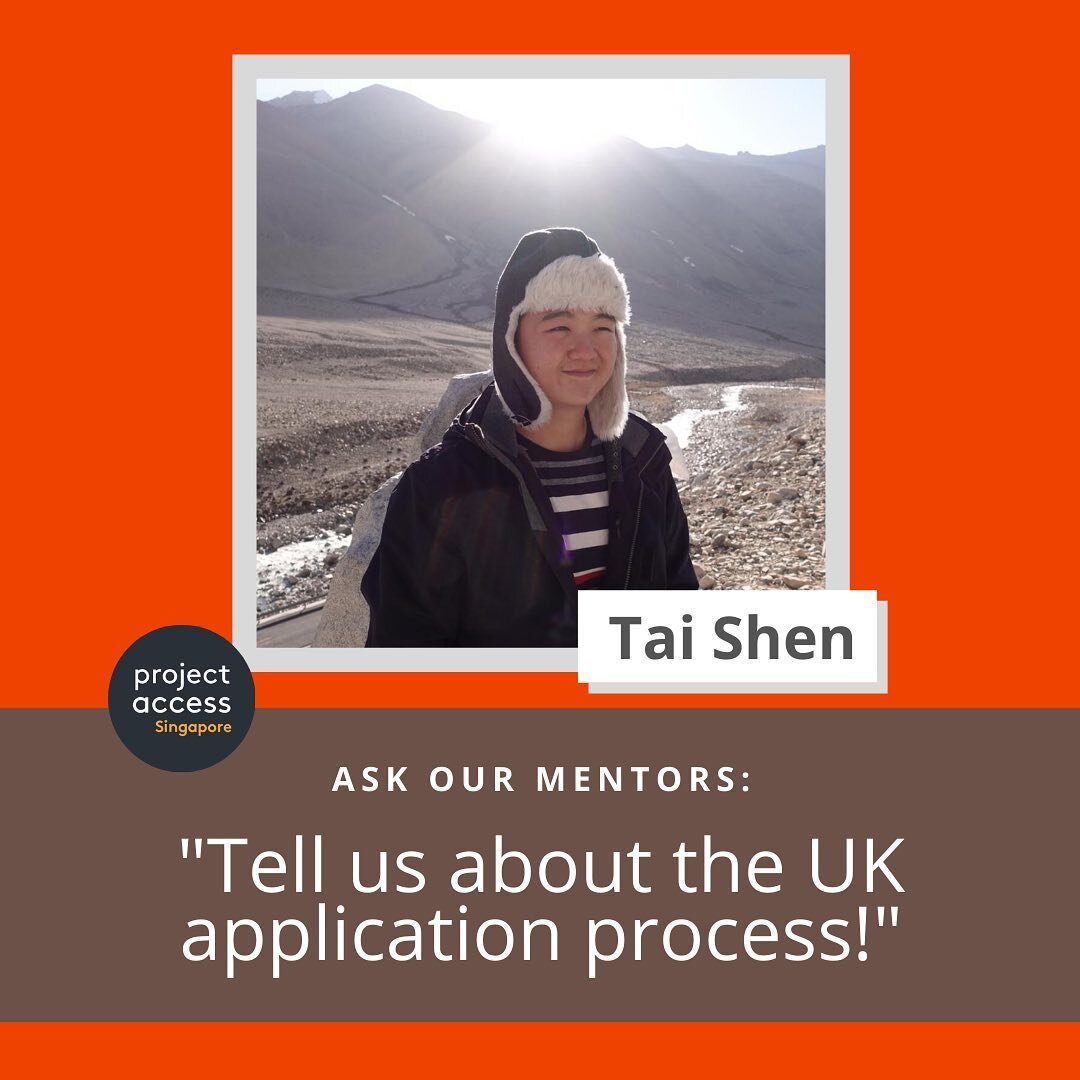 📆 In this week&rsquo;s mini-series on applying to UK universities... 🇬🇧

Meet Tai Shen, our PASG mentor who&rsquo;s currently studying Law at the London School of Economics! Tai Shen applied to UK universities in late-2018, and shares a few of his