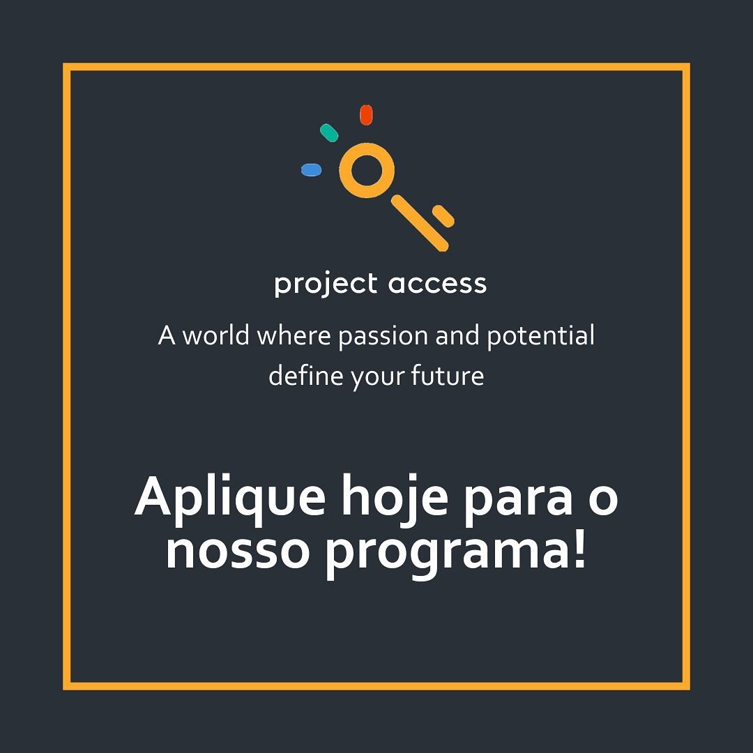 &Eacute; sempre bom lembrar que nossas inscri&ccedil;&otilde;es seguem abertas! 
Venha se juntar &agrave;s hist&oacute;rias de sucesso do Project Access ✨🇧🇷🌏
LINK NA BIO PRA MAIS INFORMA&Ccedil;&Otilde;ES.
#mentoria #estudarfora