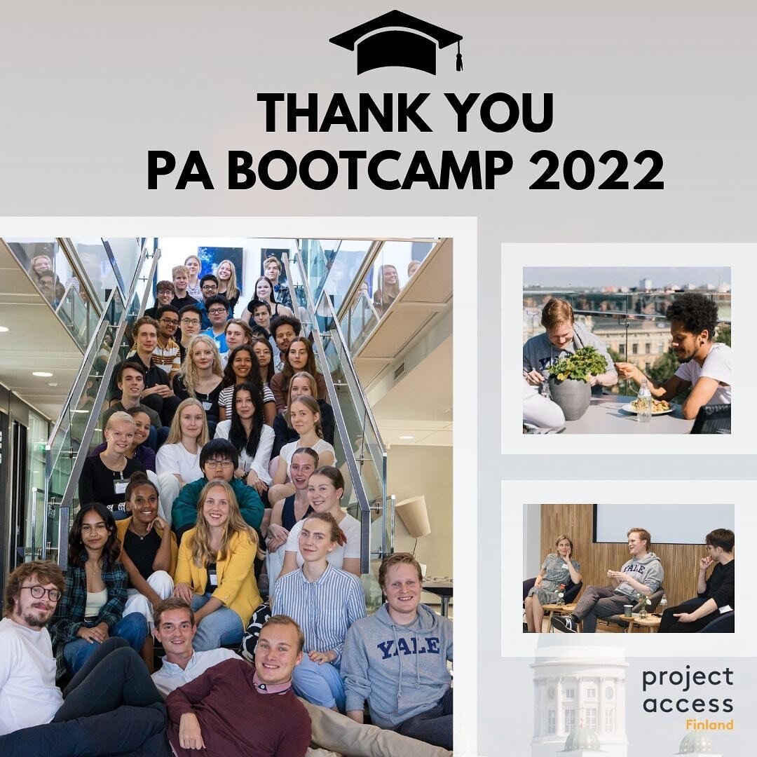 For all the 30+ high school students present in our bootcamp this August, big thank you! 🙌🏻
 
To give an equal access for students to top universities abroad, key highlights of our weekend :

➡️Keynote speaker Mikko Kiesil&auml;inen, Chief Economis