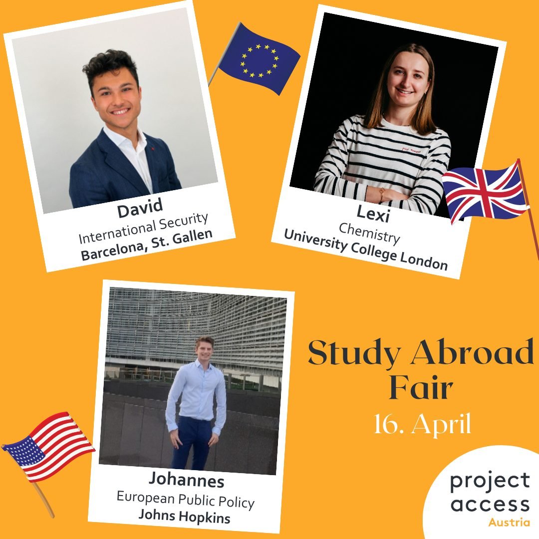 🚀Wie ist es in USA, UK oder Europa zu studieren? Erfahre das direkt von unseren Speakern bei unserem online &quot;Study abroad fair&quot;!🚀

🌍Keep your eyes peeled, noch mehr Speaker werden in den n&auml;chsten Tagen bekannt gegeben!🌍

Melde dich