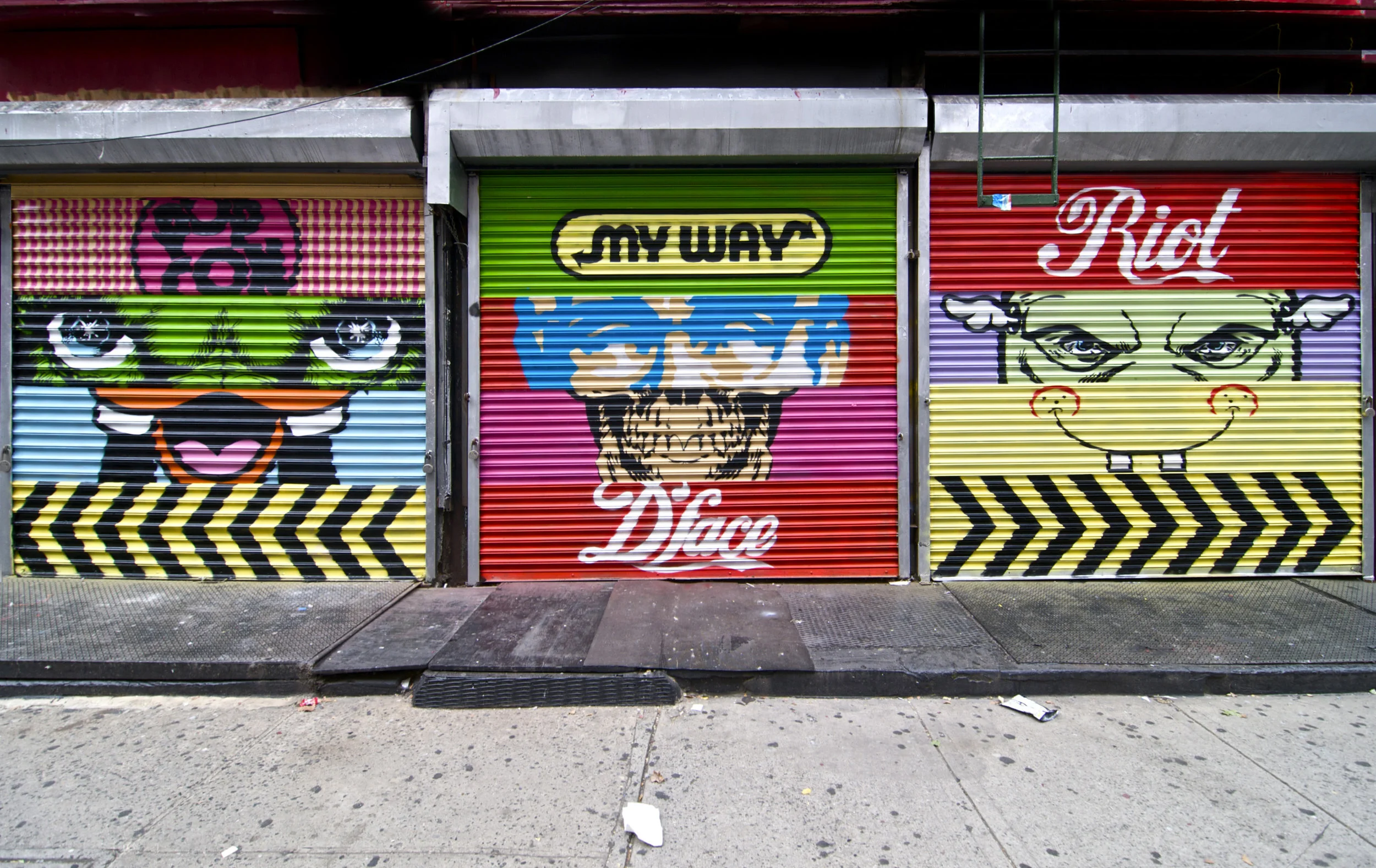 My Way Stripes, China Town NYC 2010.jpg