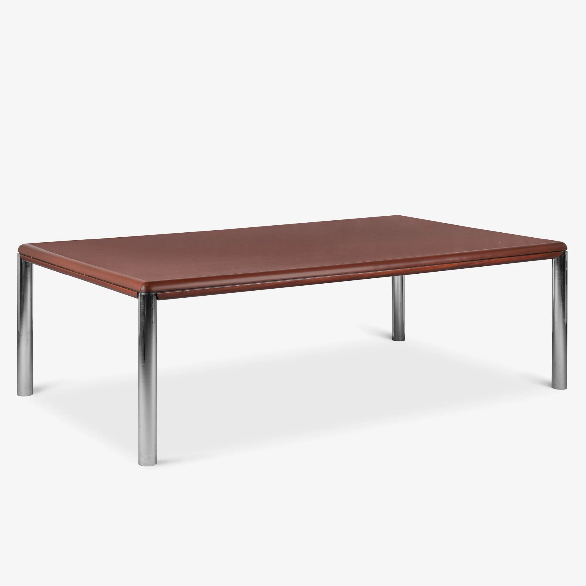 [OR319] Custom Knoll Dining Table with Chrome Legs - Square.jpg