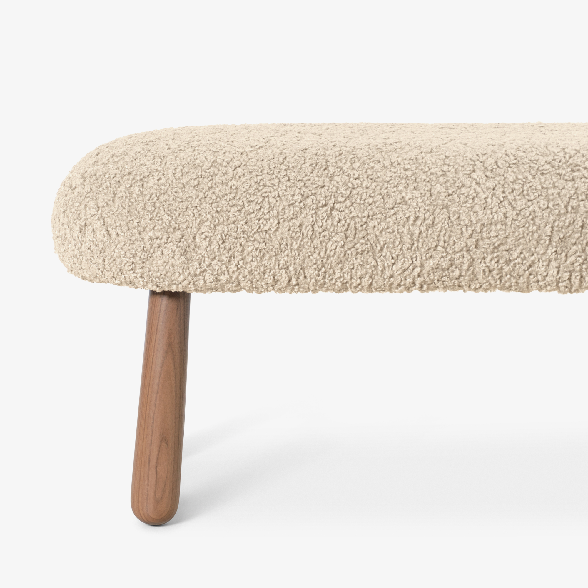 [OR179-V2] Wooly Bench in Faux Lambwool & Walnut by Object Refinery (Linen) - Square4.png