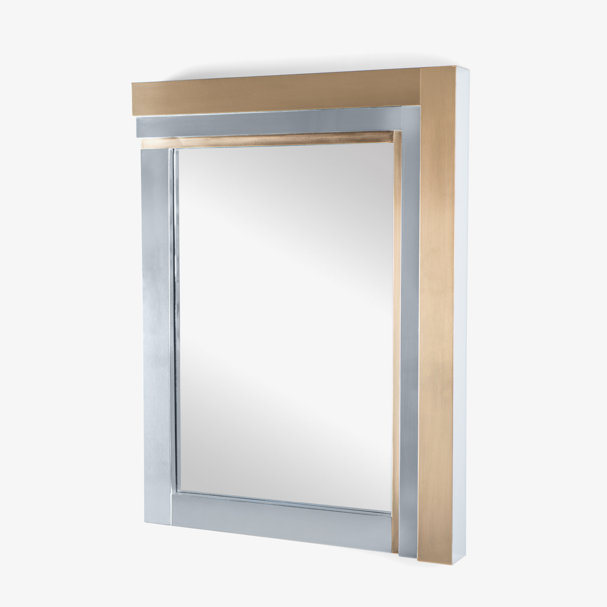 [OR275] Ello Cityscape Style Chrome & Brass Mirror - Square2.png