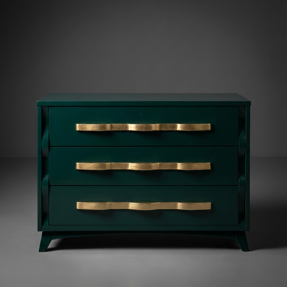 white christmas dresses Richmond Ridged Wide 6 Drawer Dresser, Matte Sage Green