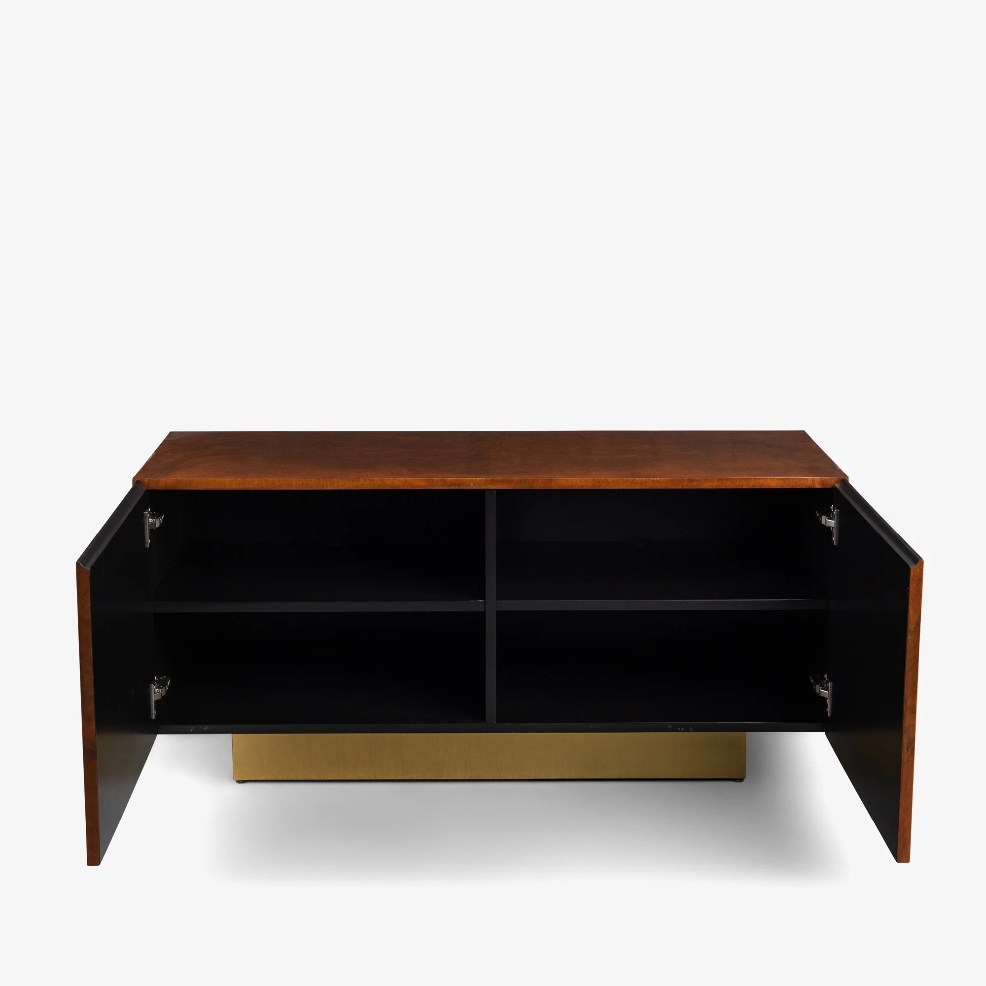 [OR352] Burlwood & Brass Low Cabinet - Square2.jpg