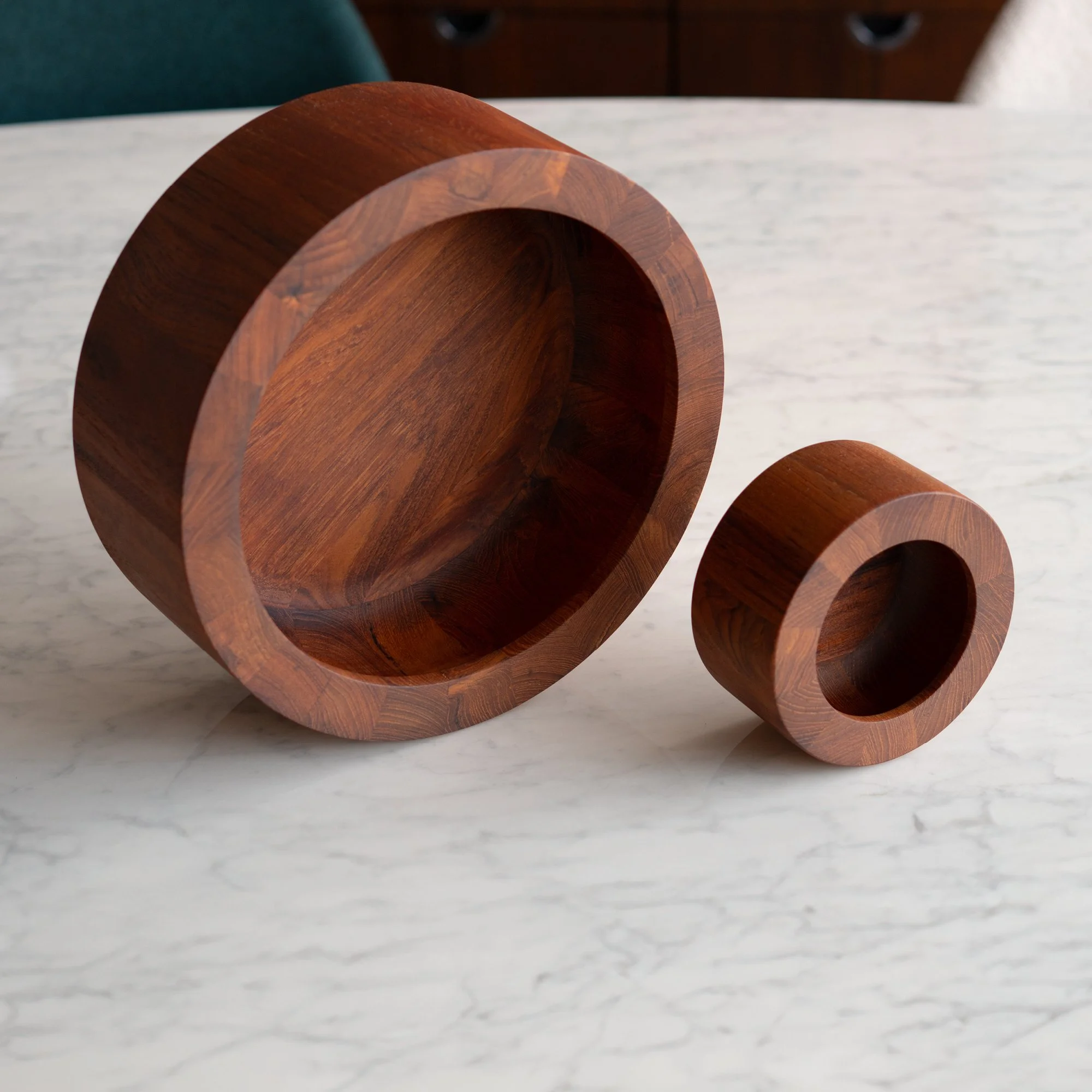 [OR334] Teak Salad Bowl Set by Dansk, Pair - Square4.jpg