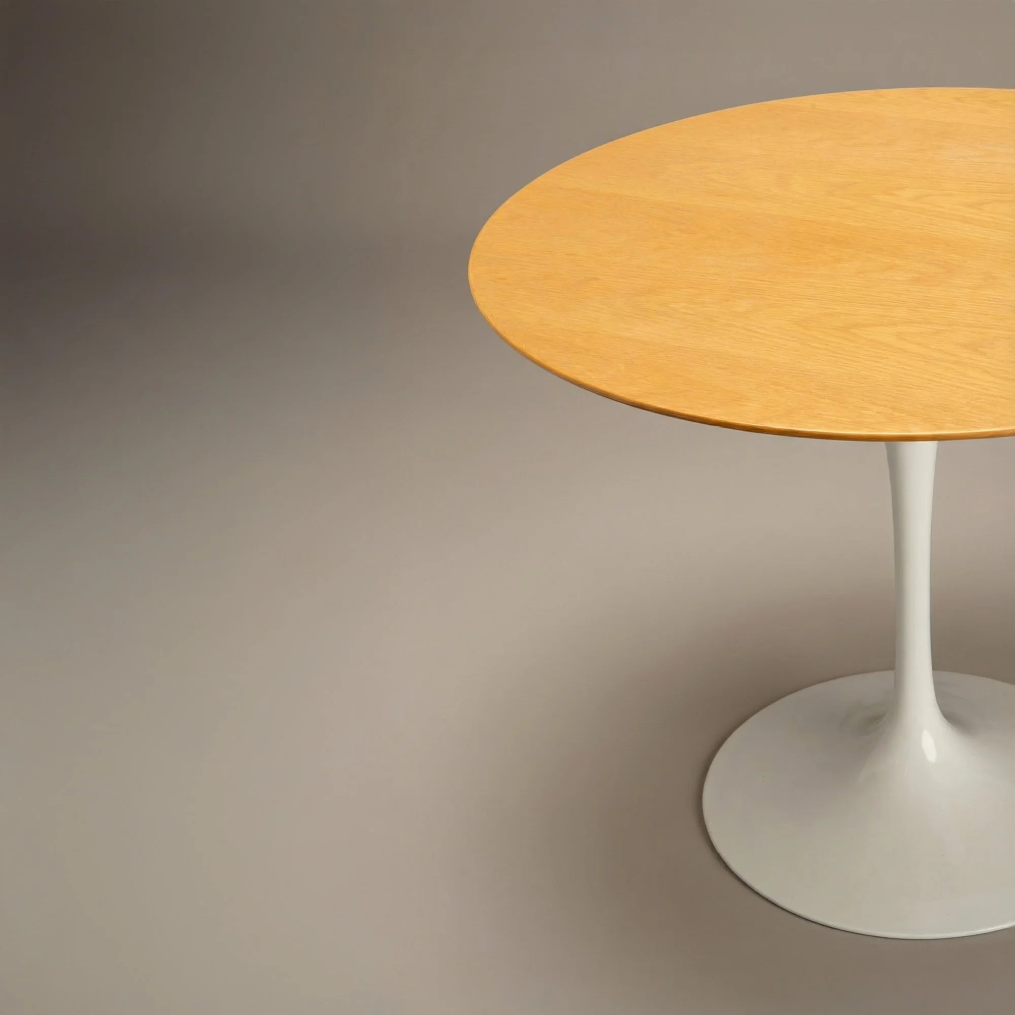 [OR369] Saarinen Tulip Pedestal Round Dining Bistro Table in Marble-Wood (AH Consignment) - Square10.jpg