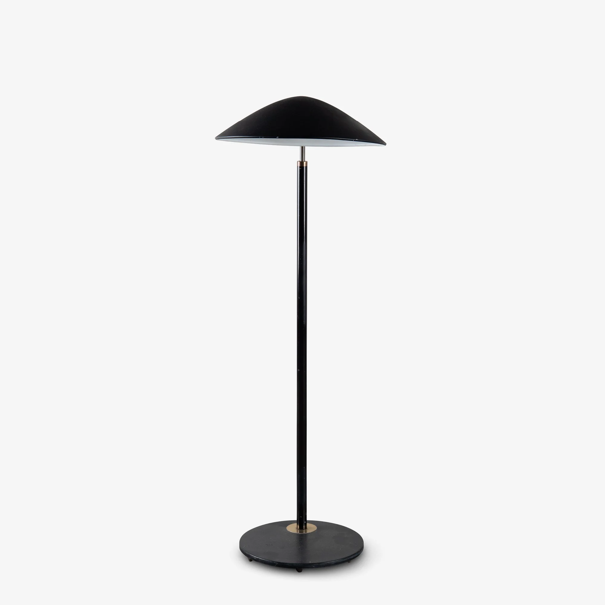 [OR310] Gerald Thurston Adjustable Floor Lamp in Black & Brass for Lightolier - Square4.jpg