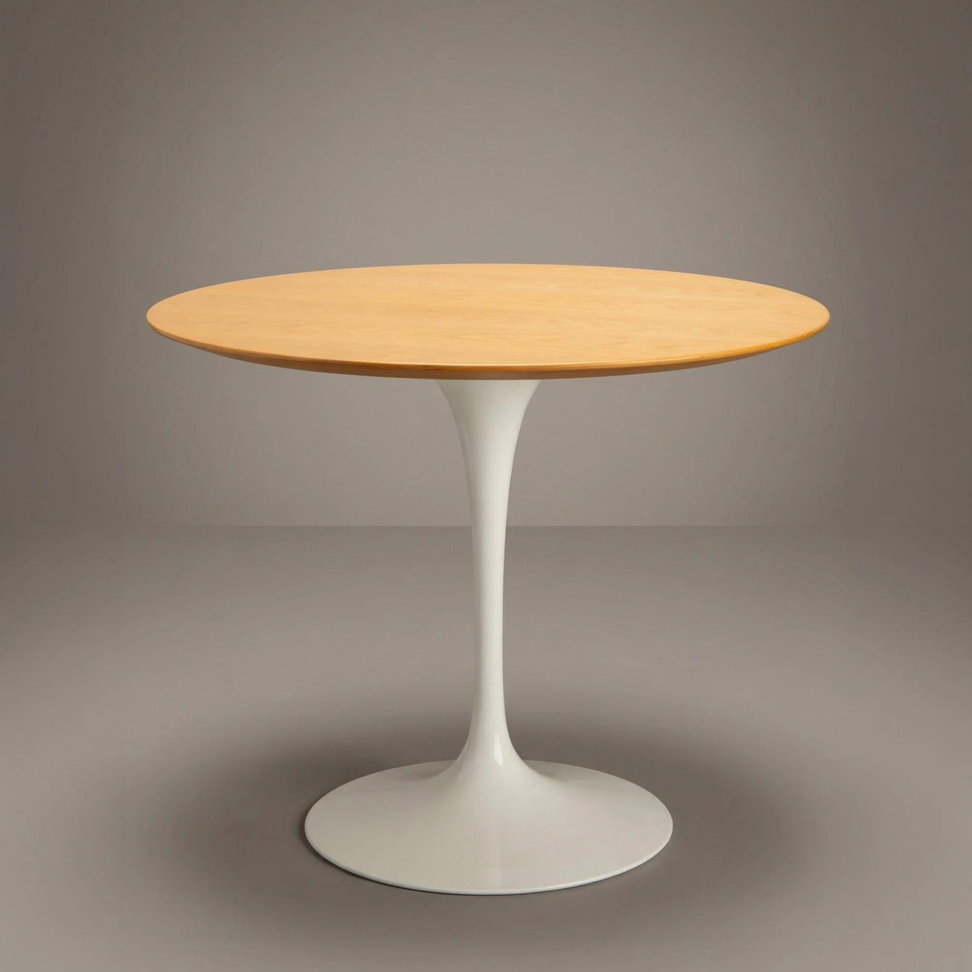 [OR369] Saarinen Tulip Pedestal Round Dining Bistro Table in Marble-Wood (AH Consignment) - Square8.jpg