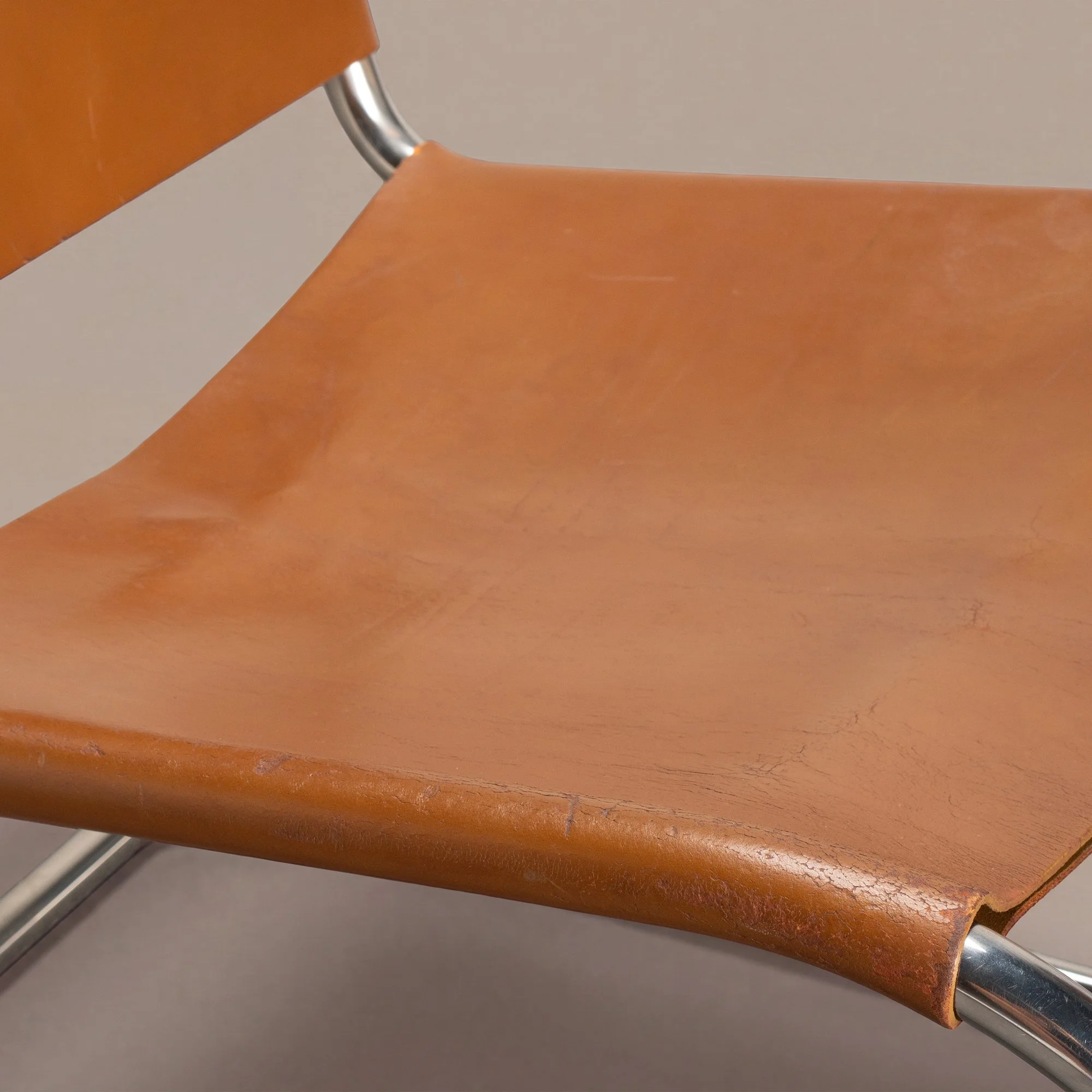 [OR385] MR30-5 Lounge Chairs in Caramel Leather by Mies van der Rohe for Knoll - Square9.jpg