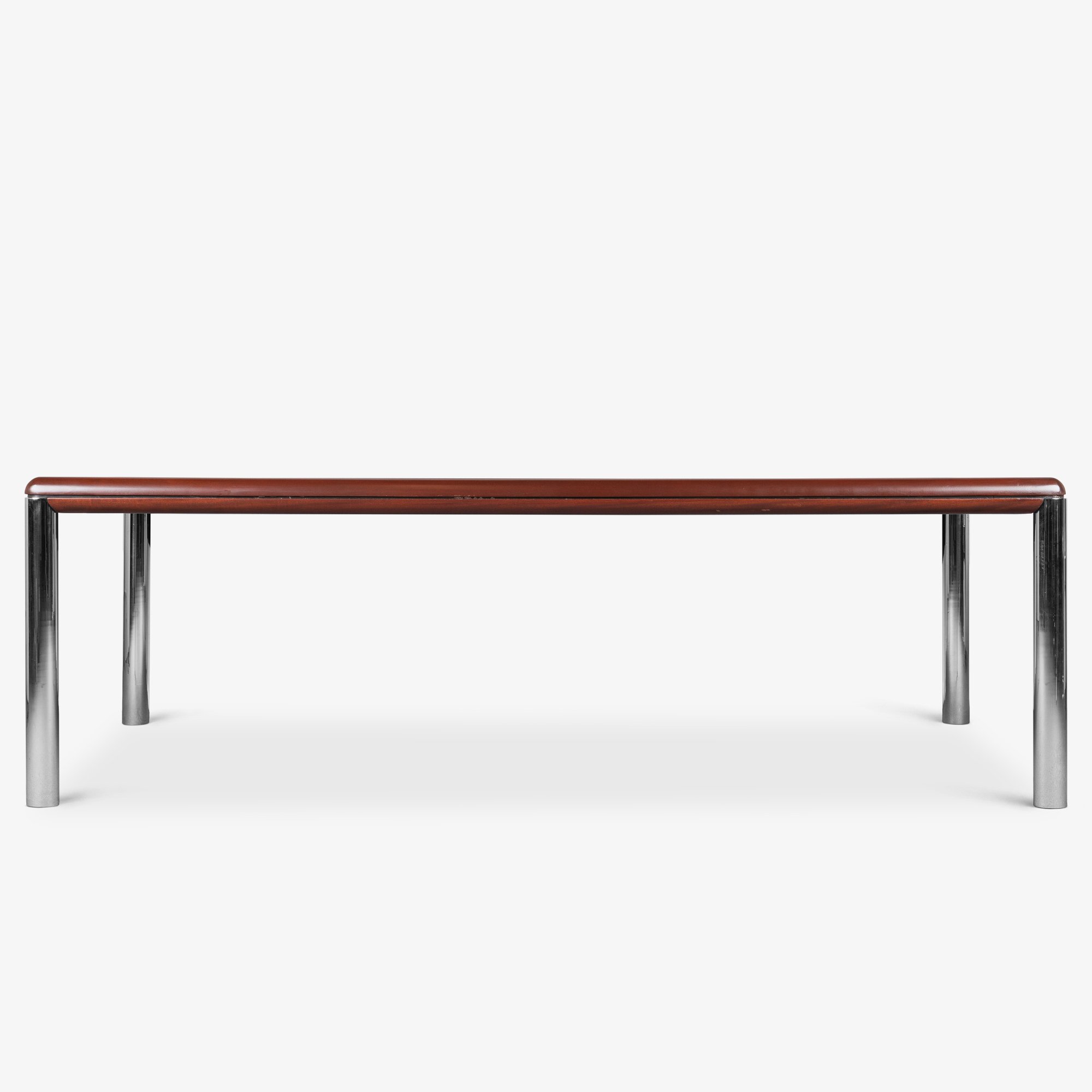 [OR319] Custom Knoll Dining Table with Chrome Legs - Square4.jpg