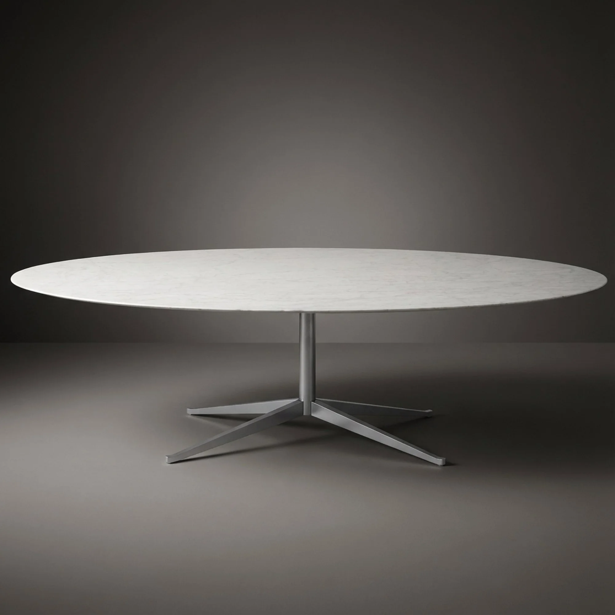 Florence Knoll 96" Dining Table in Carrara Marble