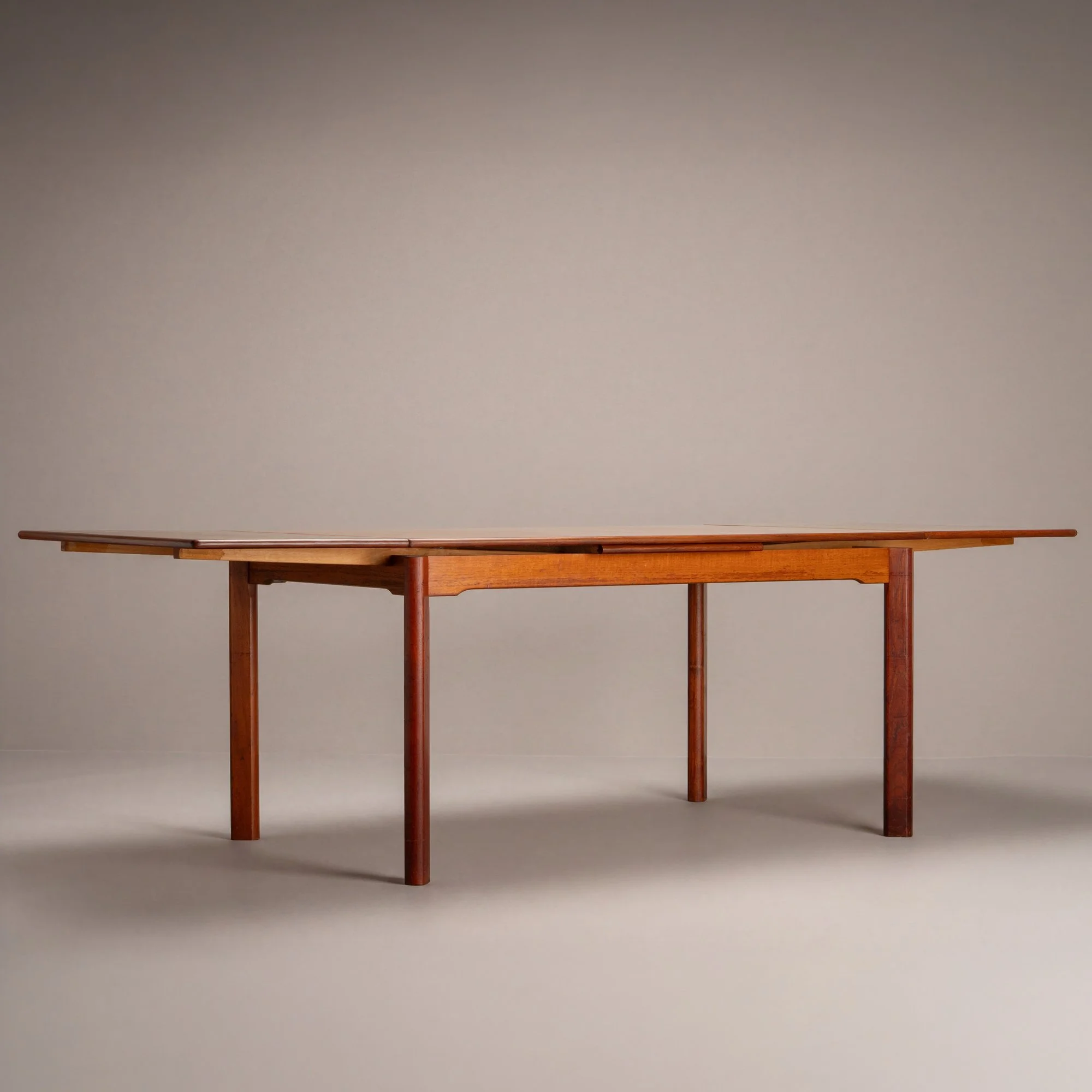 [OR384] Scandinavian Modern Extendable Dining Table in Teak - Square5.jpg