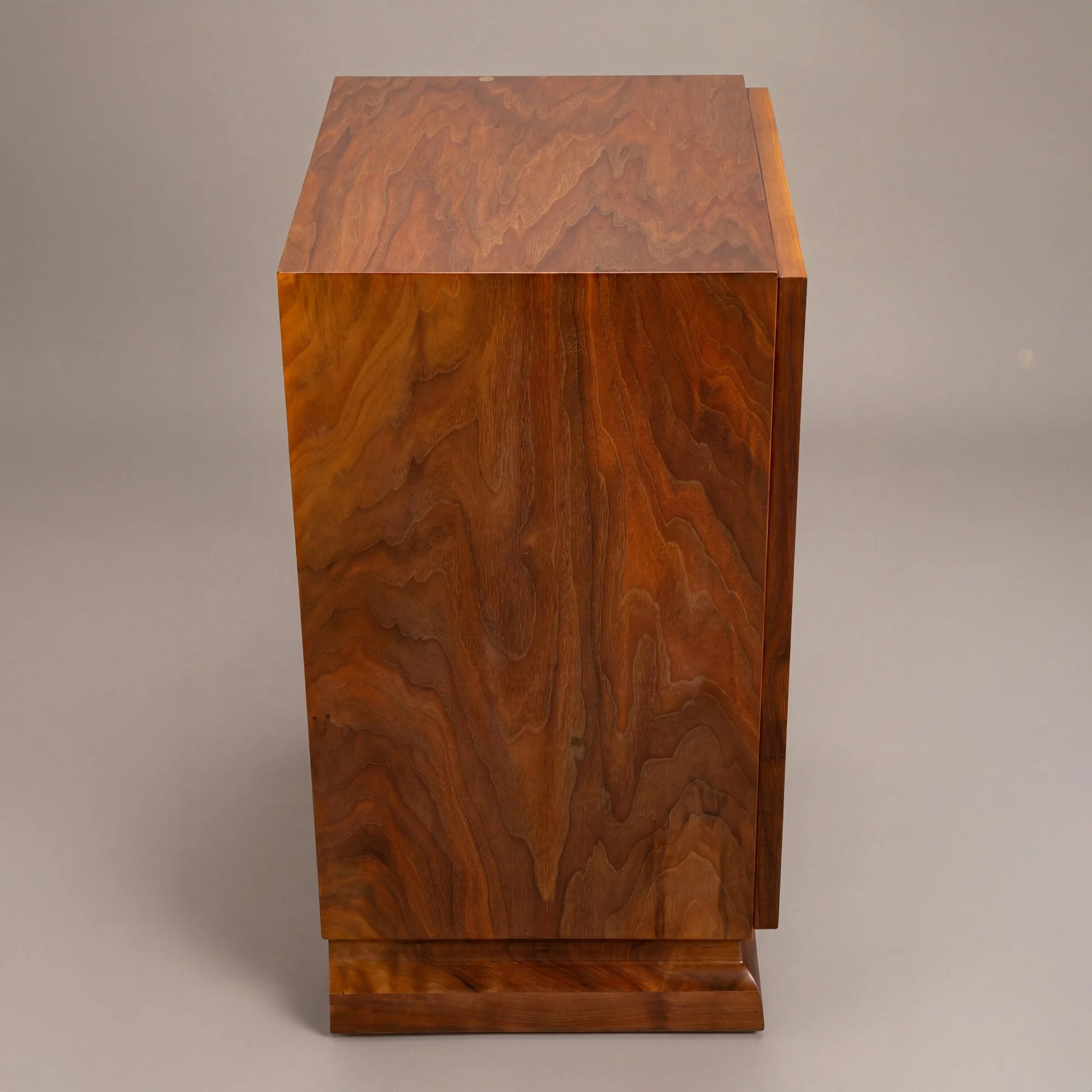 [OR383] Mid-Century Laurel Wood Nightstand End Tables with Gold Pulls - Square6.jpg