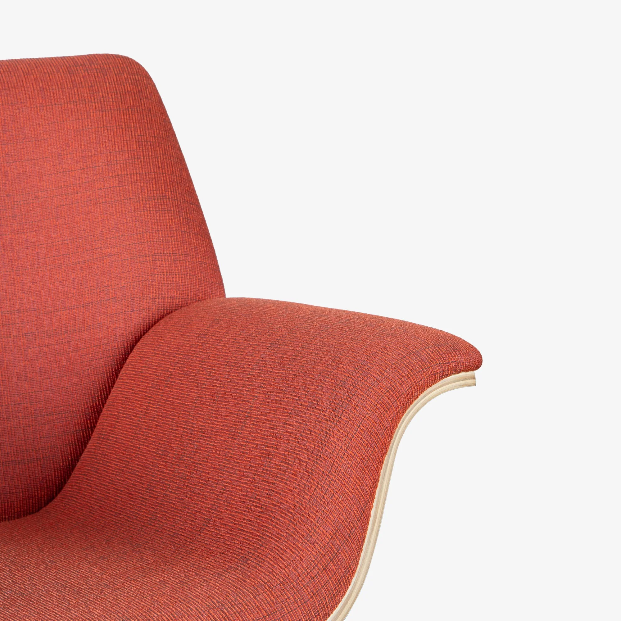 [OR298] Swoop Plywood Lounge Chairs in Terra Cotta Fabric & Walnut by Brian Kane for Herman Miller - Square11.jpg