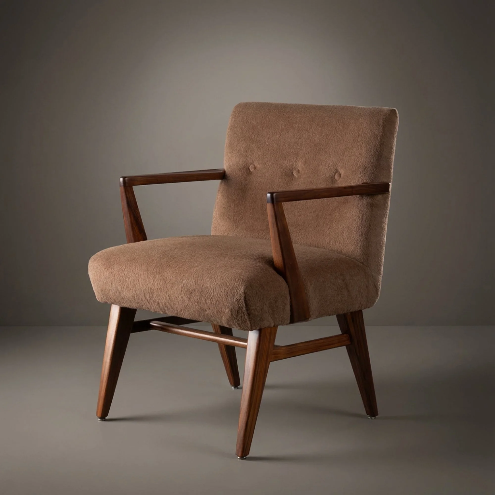 Jens Risom "Model 108" Chair in Alpaca