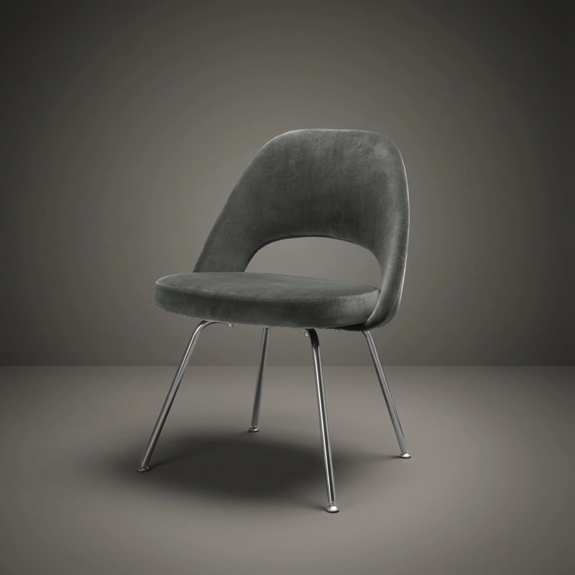 Saarinen Executive Armless Chairs - Tubular Legs.jpg