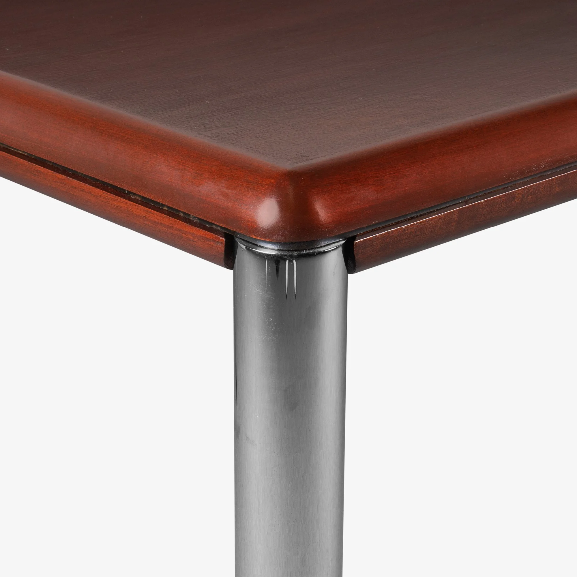 [OR319] Custom Knoll Dining Table with Chrome Legs - Square6.jpg
