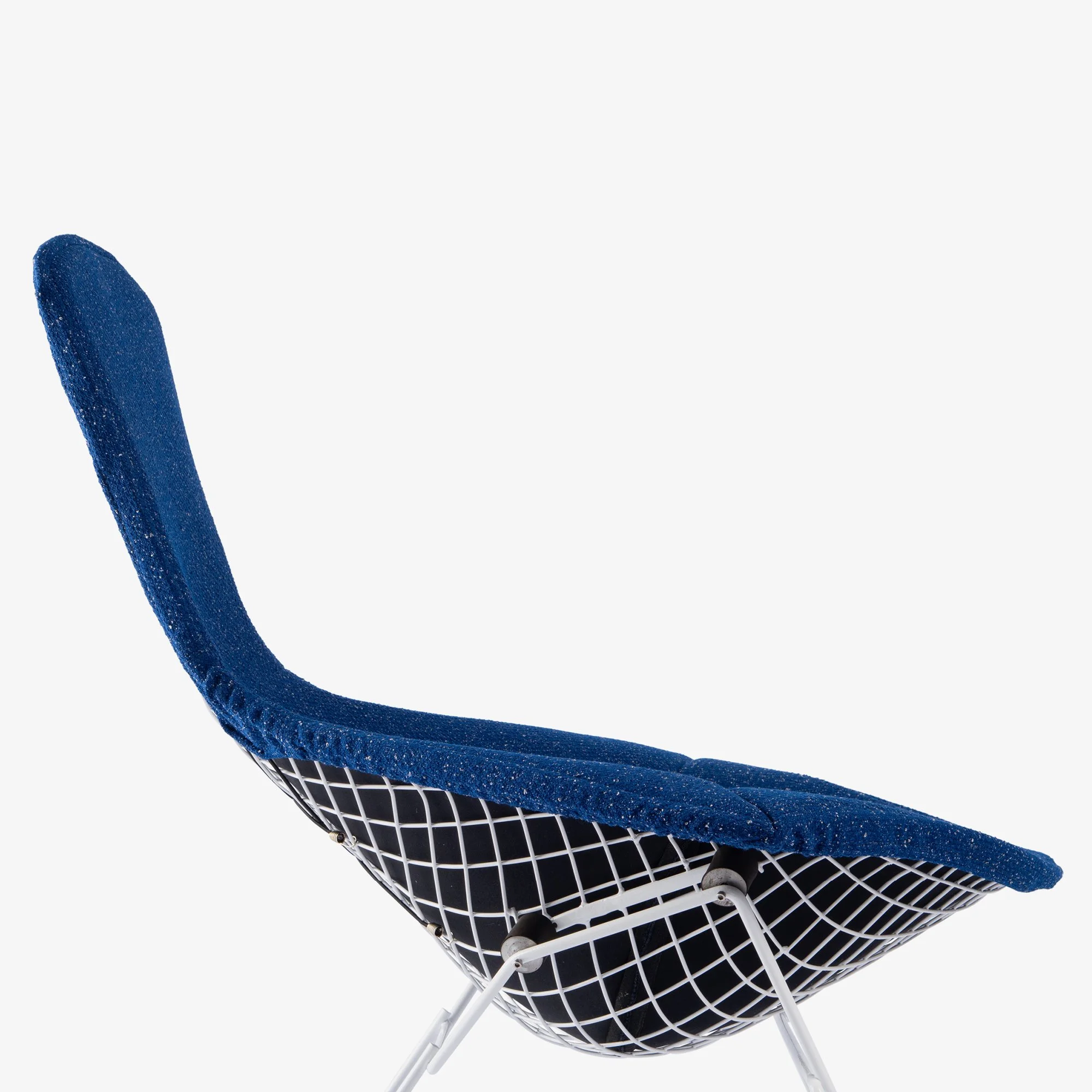 [OR357] Early Knoll Bertoia Bird Chair in Gloss White with Kvadrat Raf Simons Fabric - Square8.jpg