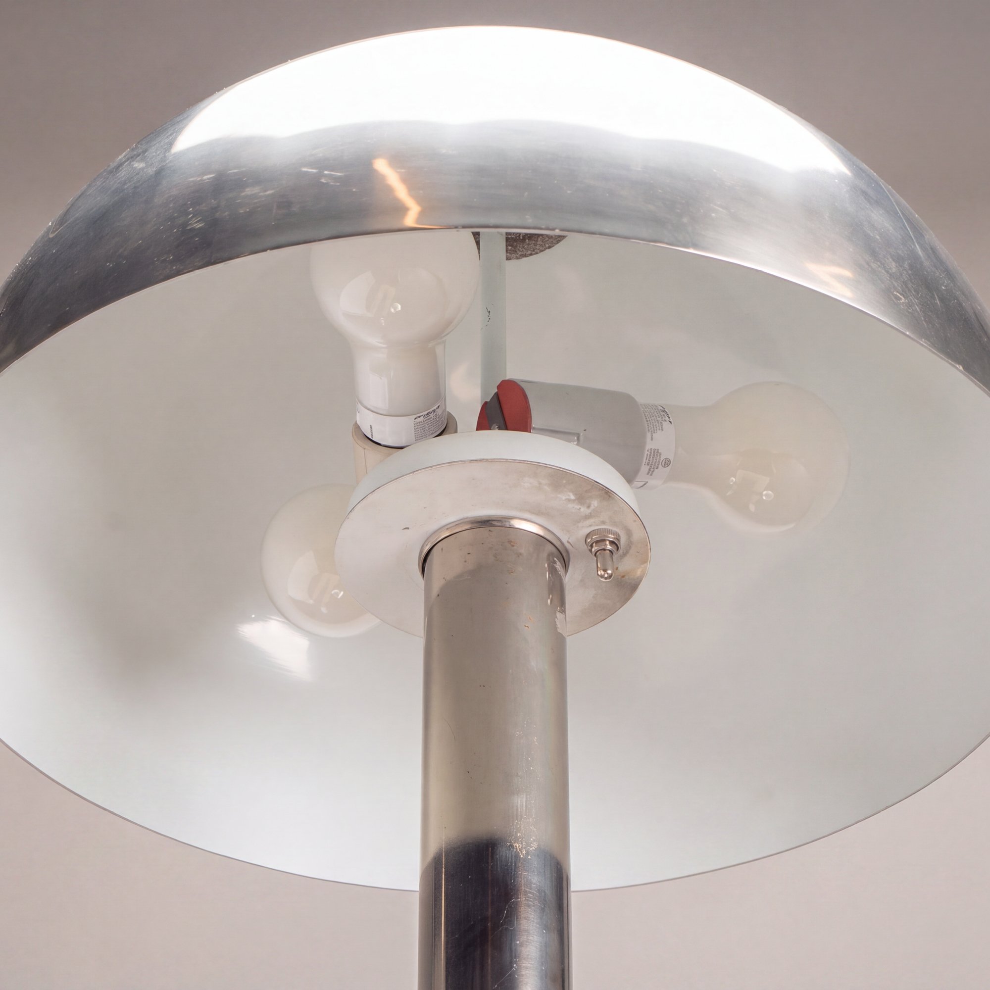 [OR394] Modernist Mushroom Floor Lamp in Polished Aluminum - Square2.jpg