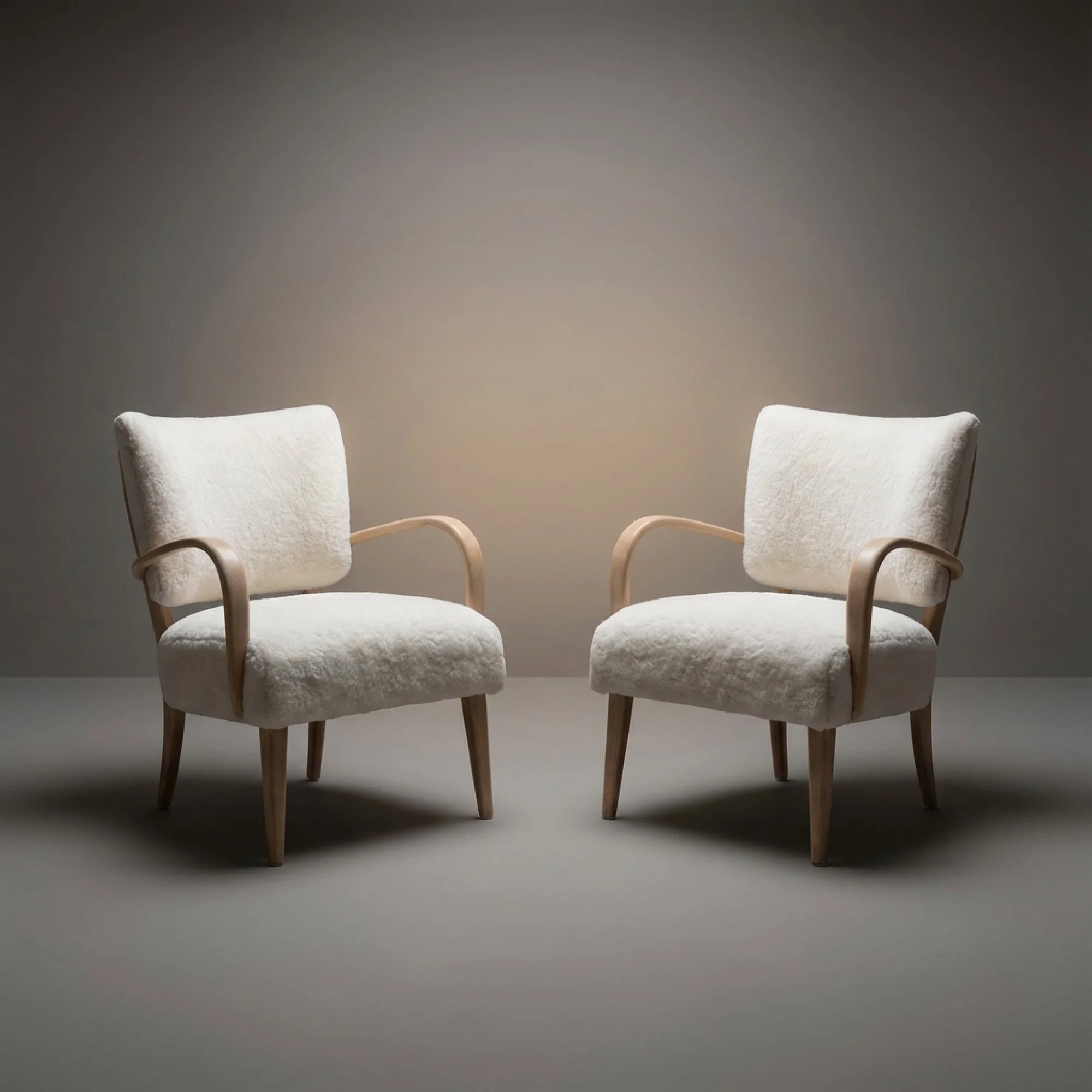 Heywood Wakefield "M340C" Chairs, Pair