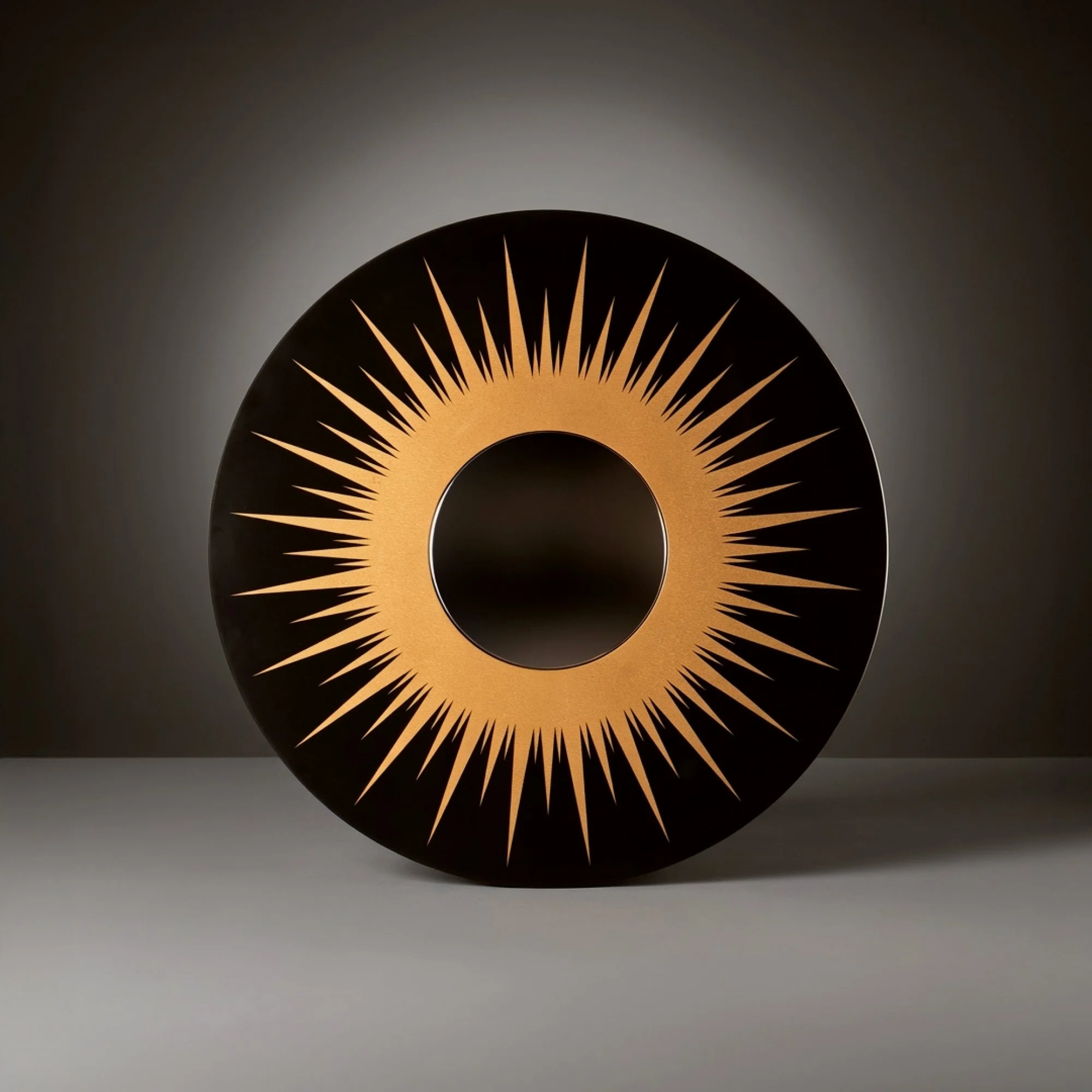 Lacquer Sunburst Mirror