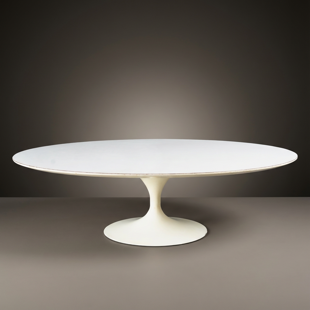Saarinen Oval Pedestal Coffee Table