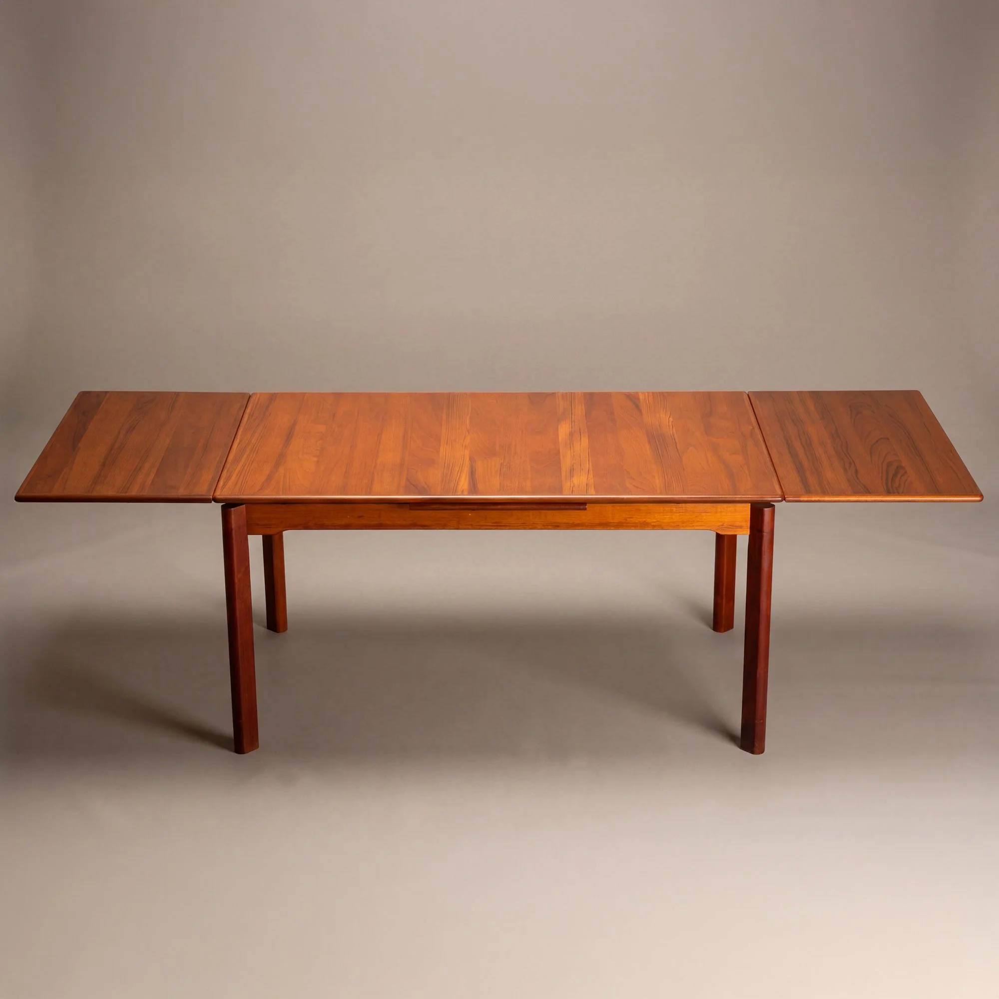 [OR384] Scandinavian Modern Extendable Dining Table in Teak - Square6.jpg