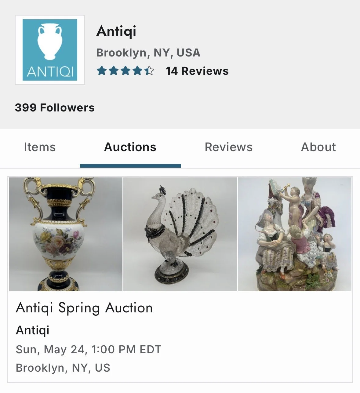 Antiqi Spring Auction